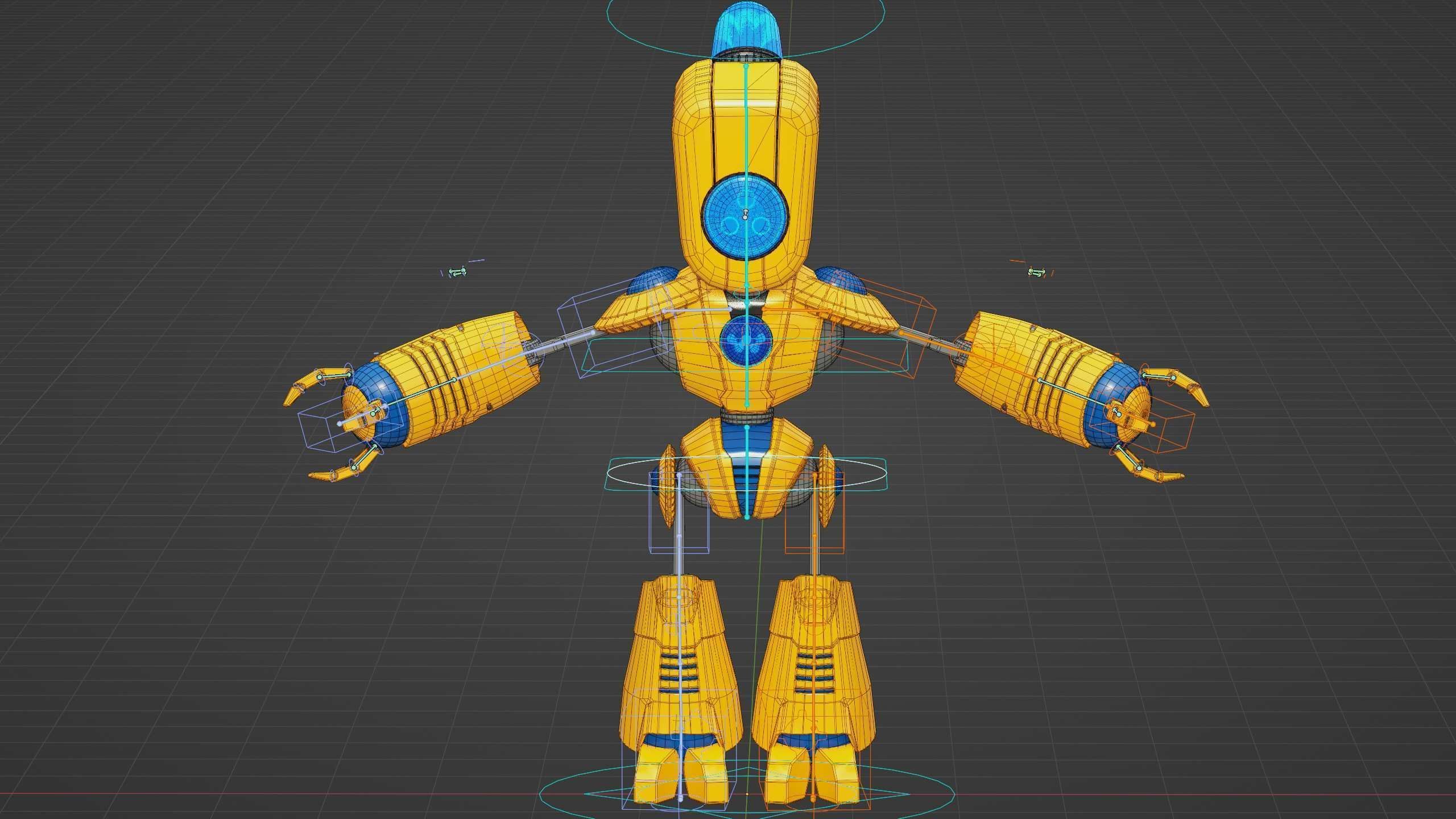 TOY BOT LOOPY  Rigged for Unreal Engine - Unity - MIXAMO  3D model_39