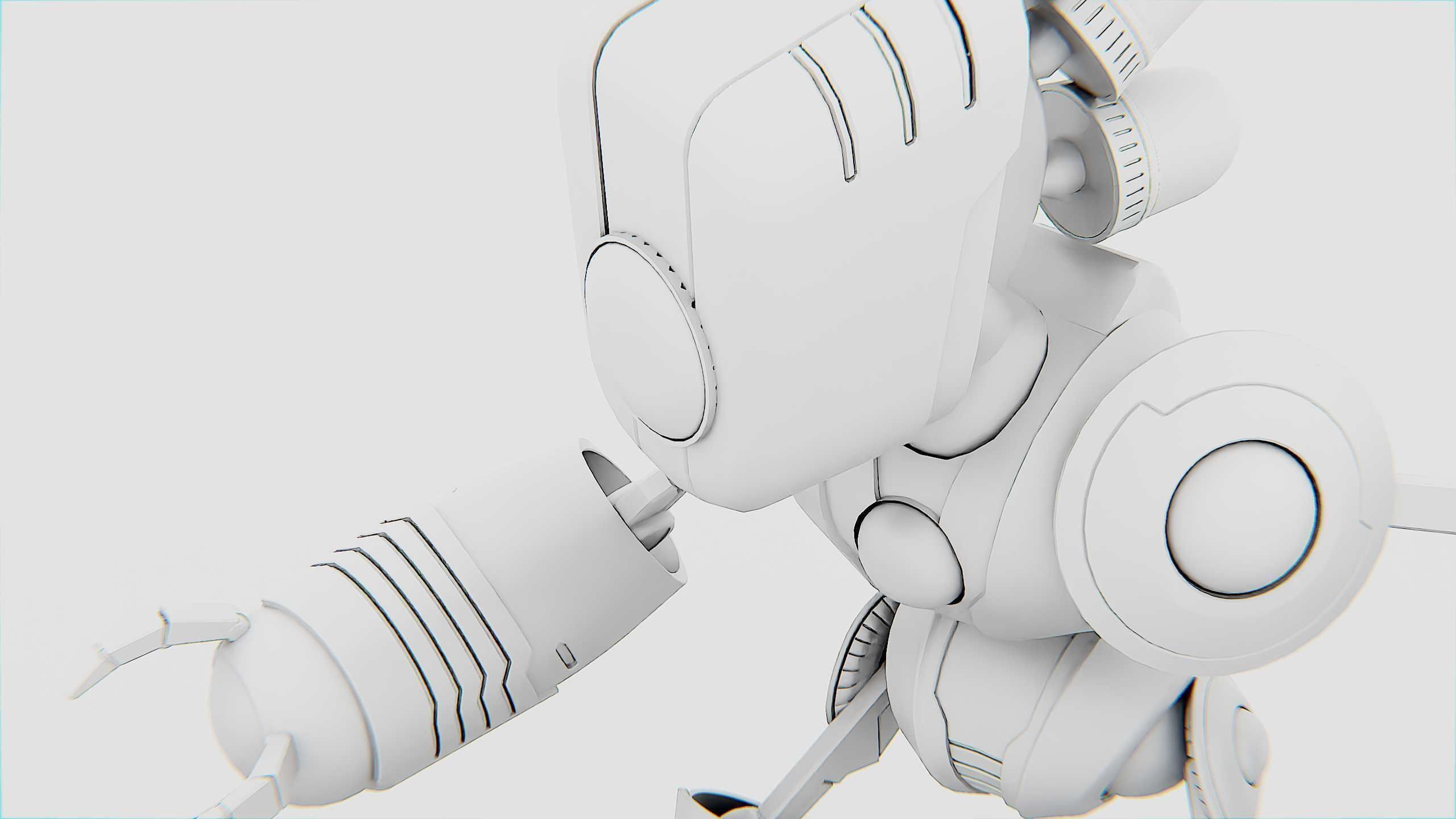 TOY BOT LOOPY  Rigged for Unreal Engine - Unity - MIXAMO  3D model_36