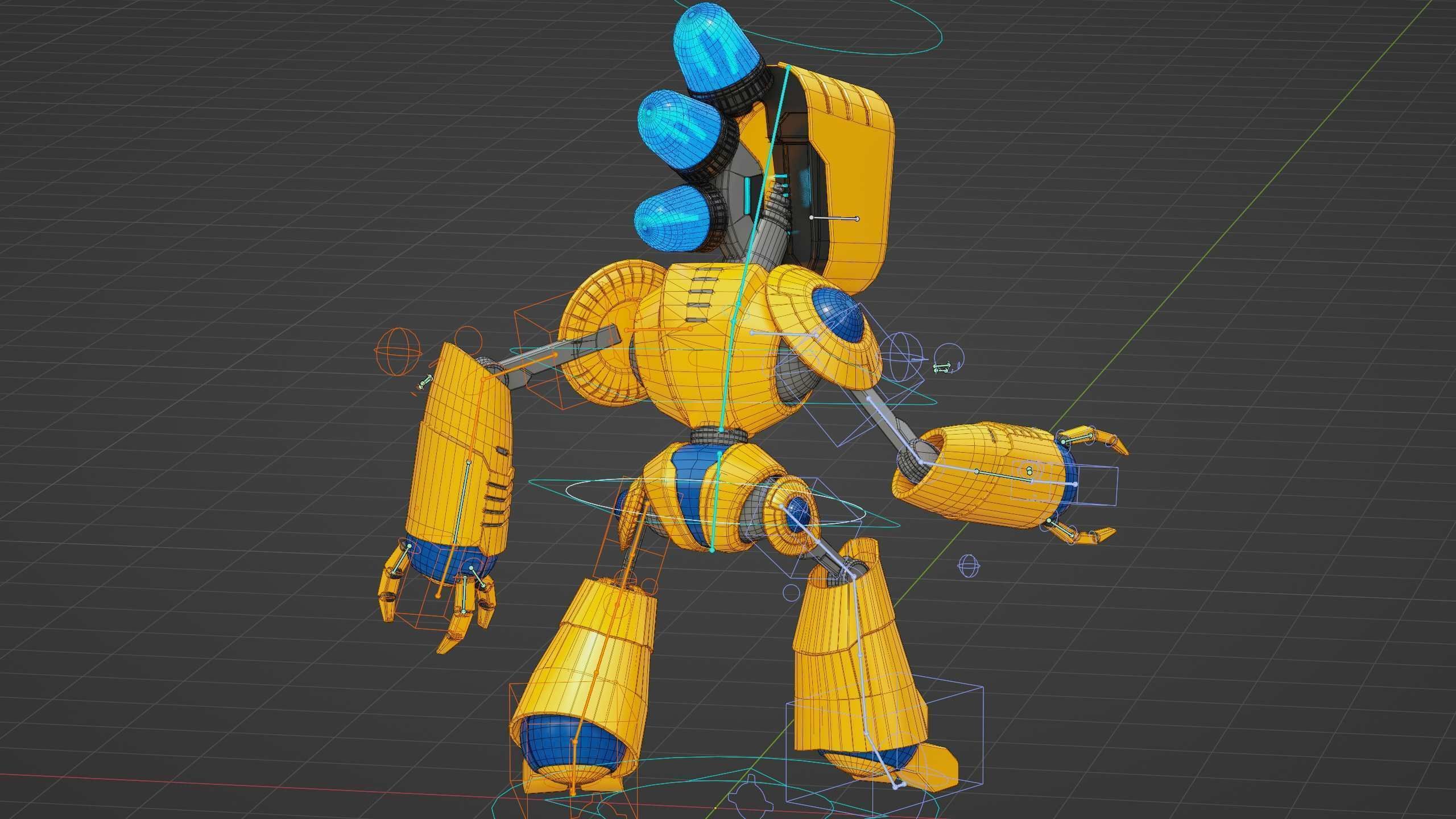 TOY BOT LOOPY  Rigged for Unreal Engine - Unity - MIXAMO  3D model_38