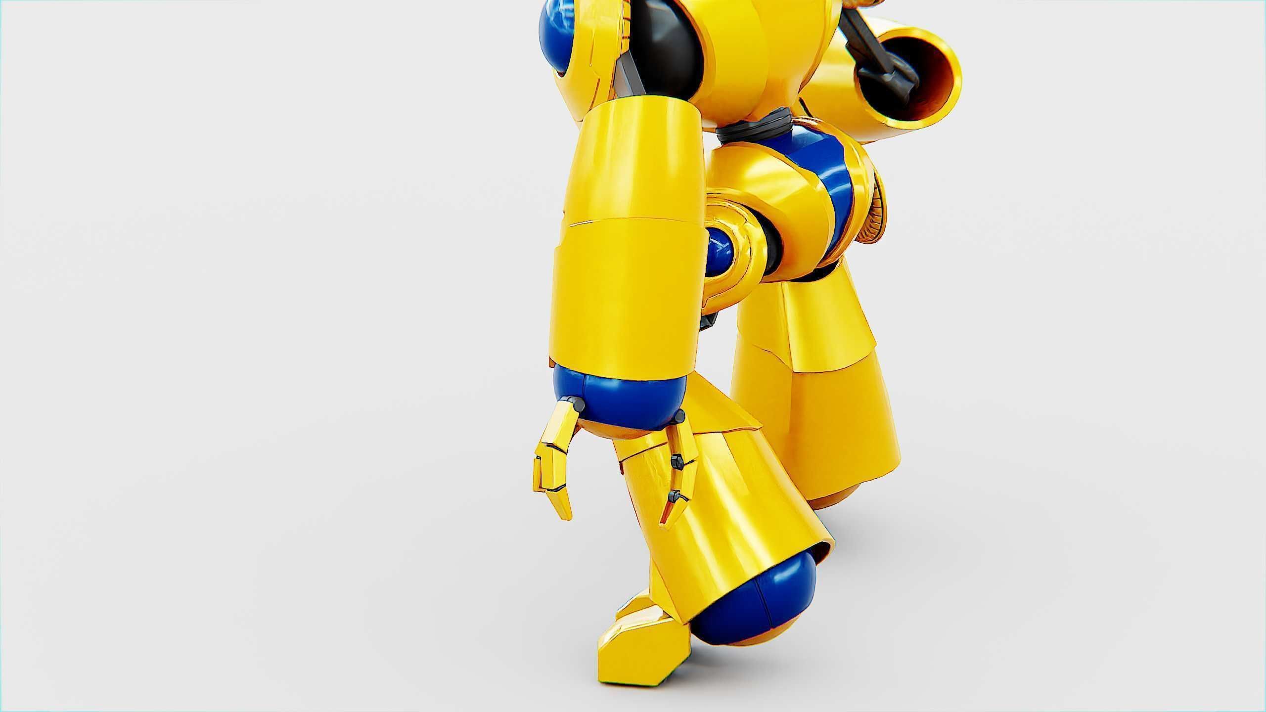 TOY BOT LOOPY  Rigged for Unreal Engine - Unity - MIXAMO  3D model_26