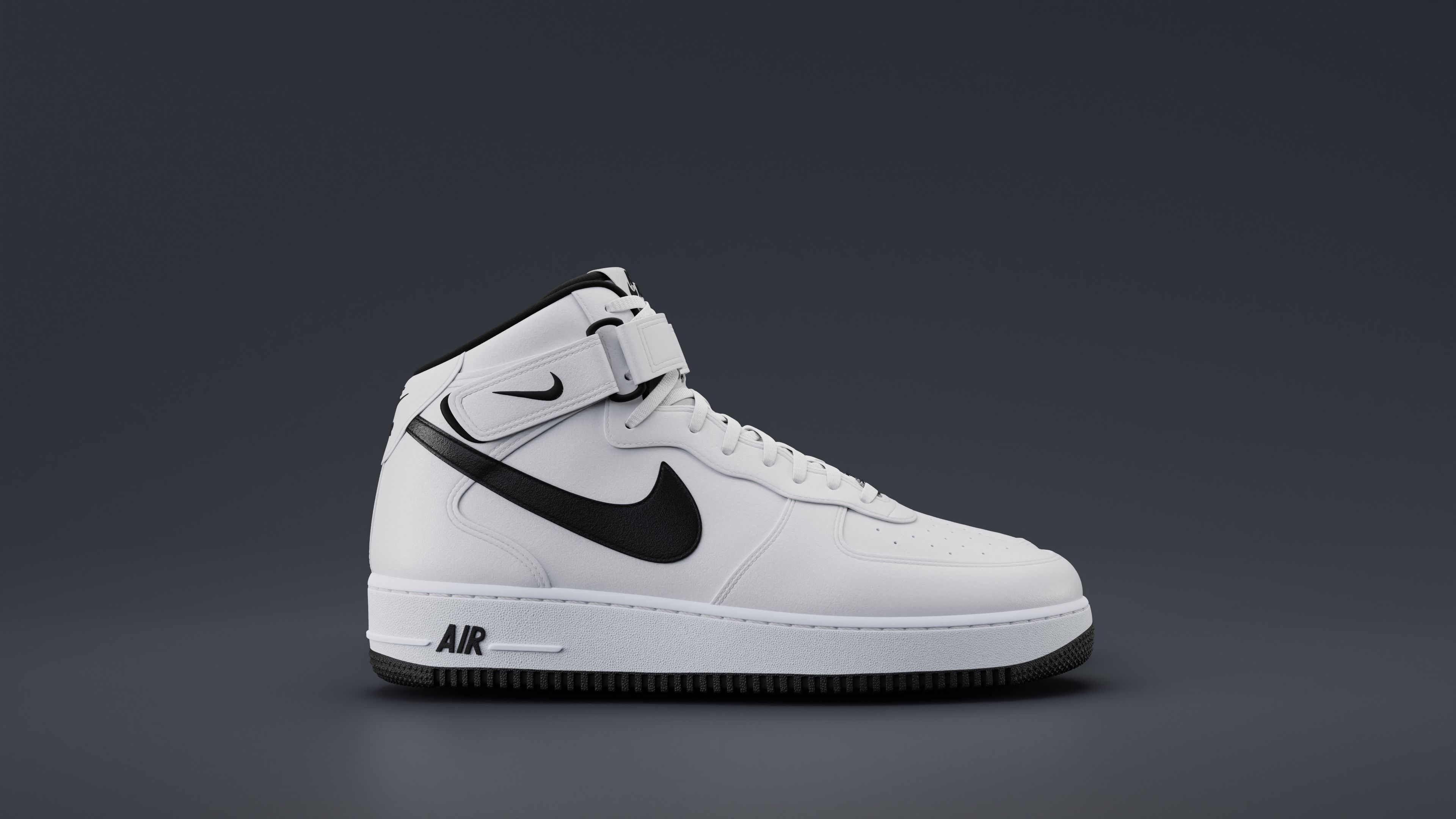 Nike Air Force 1 Mid 3D model_12