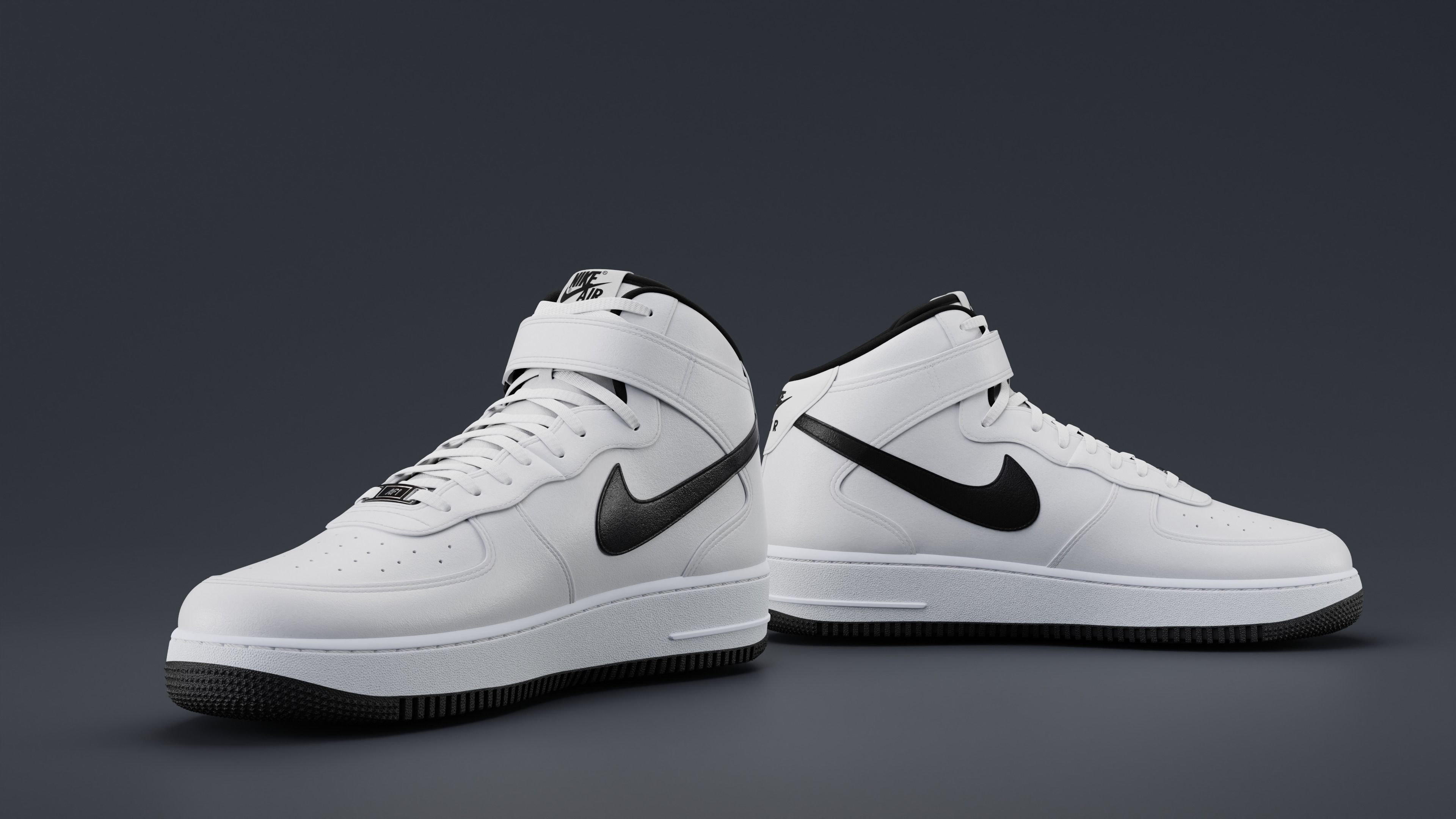 Nike Air Force 1 Mid 3D model_28