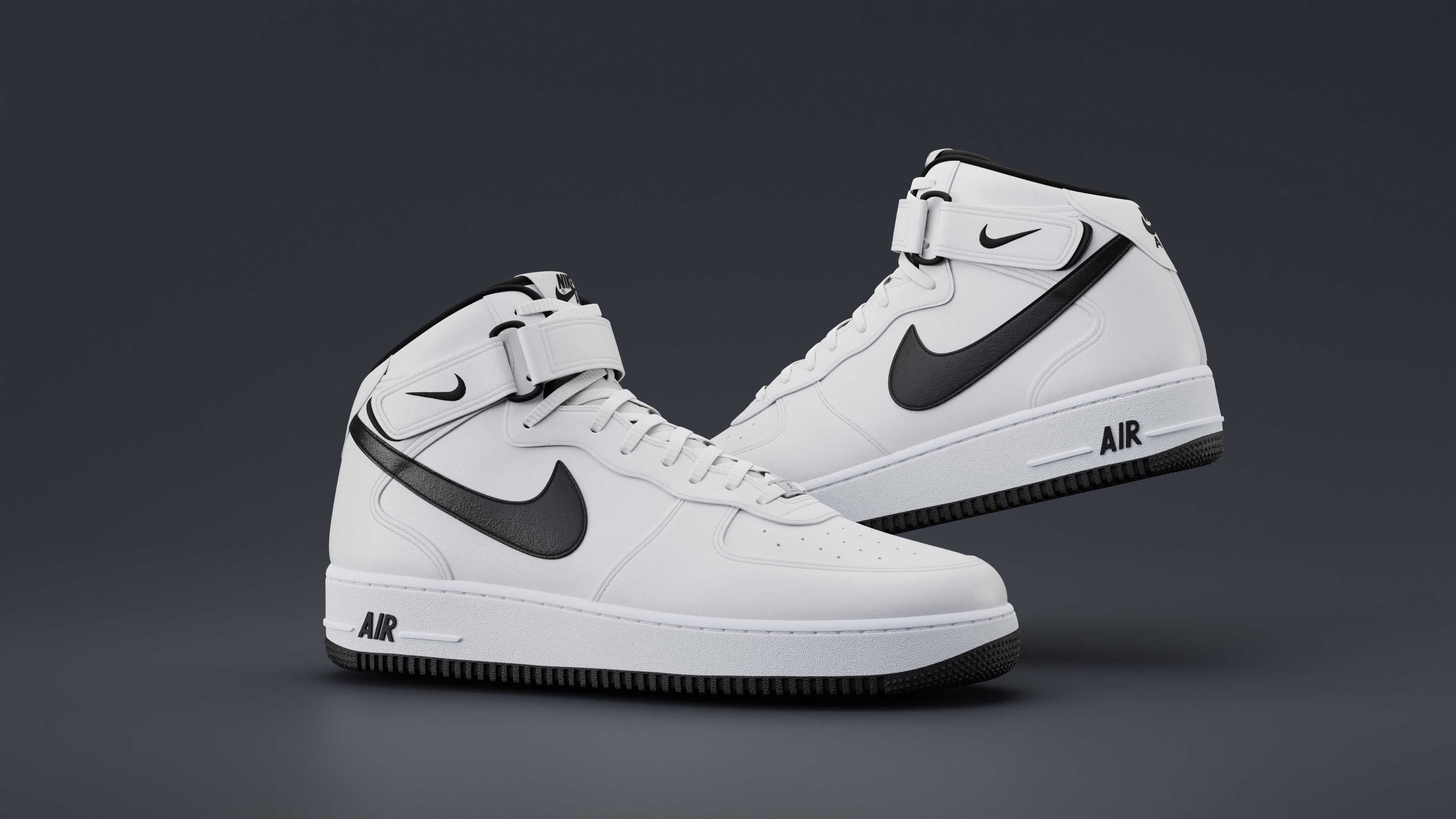 Nike Air Force 1 Mid 3D model_31