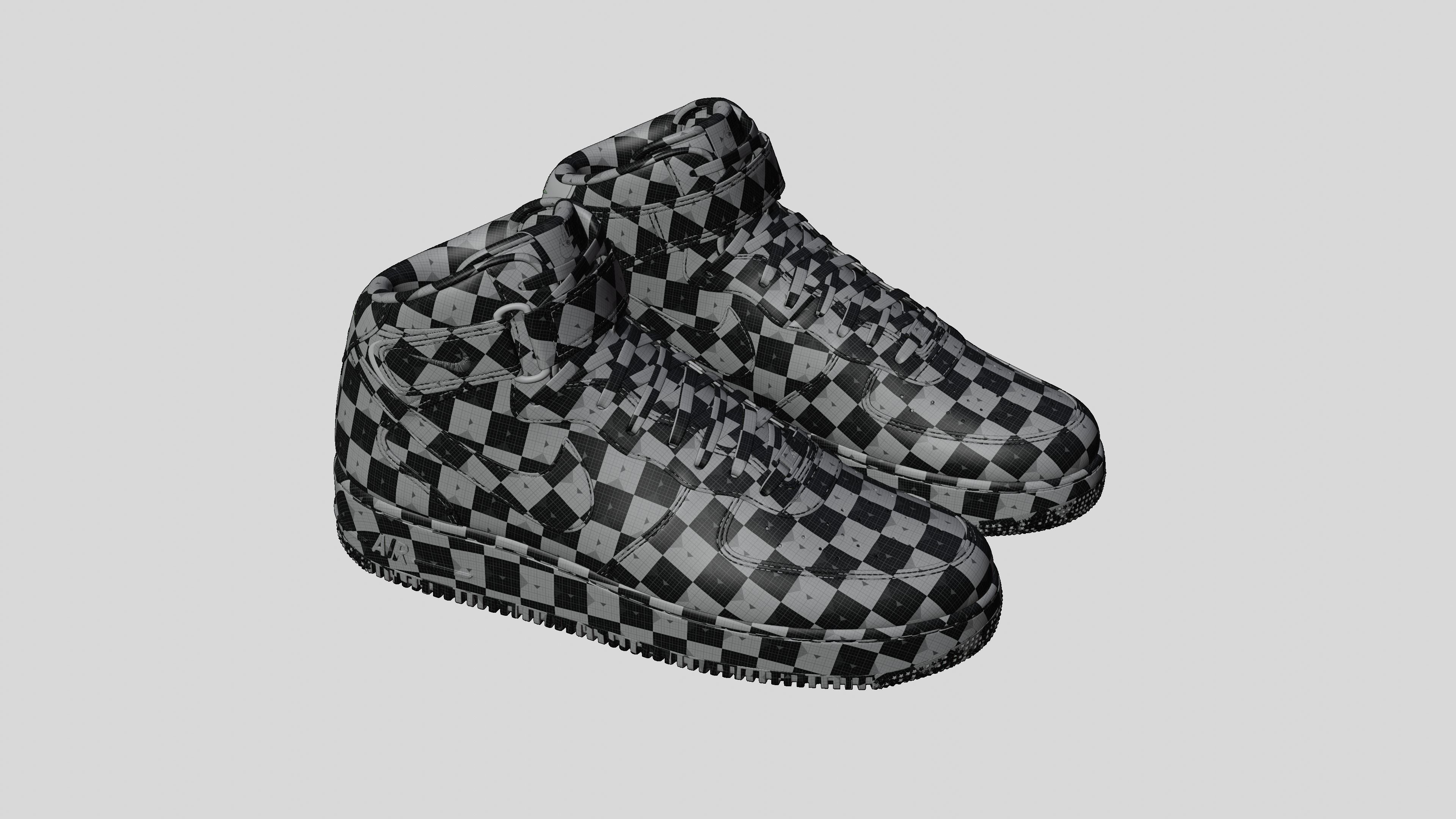 Nike Air Force 1 Mid 3D model_37