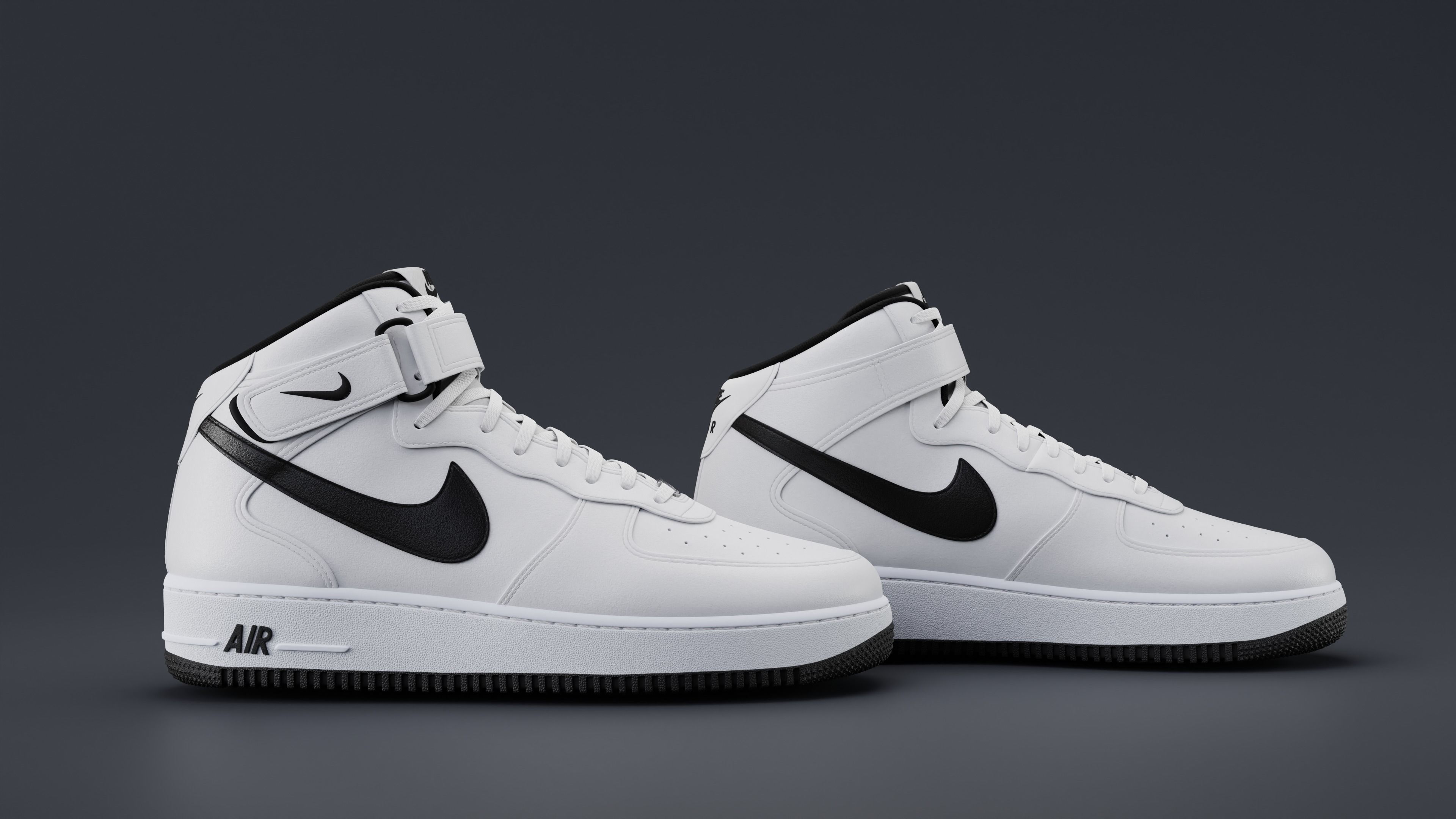 Nike Air Force 1 Mid 3D model_29