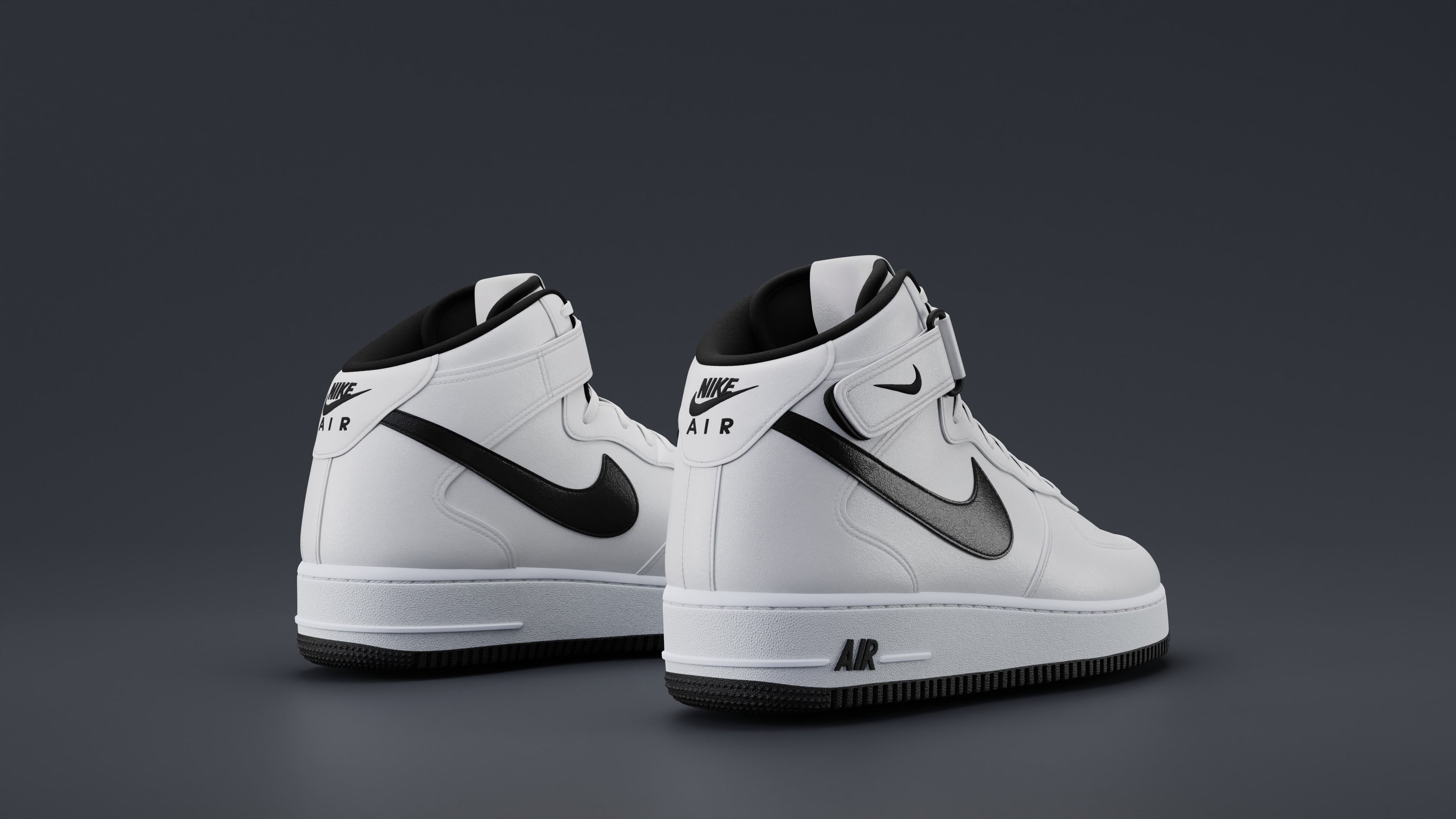 Nike Air Force 1 Mid 3D model_15