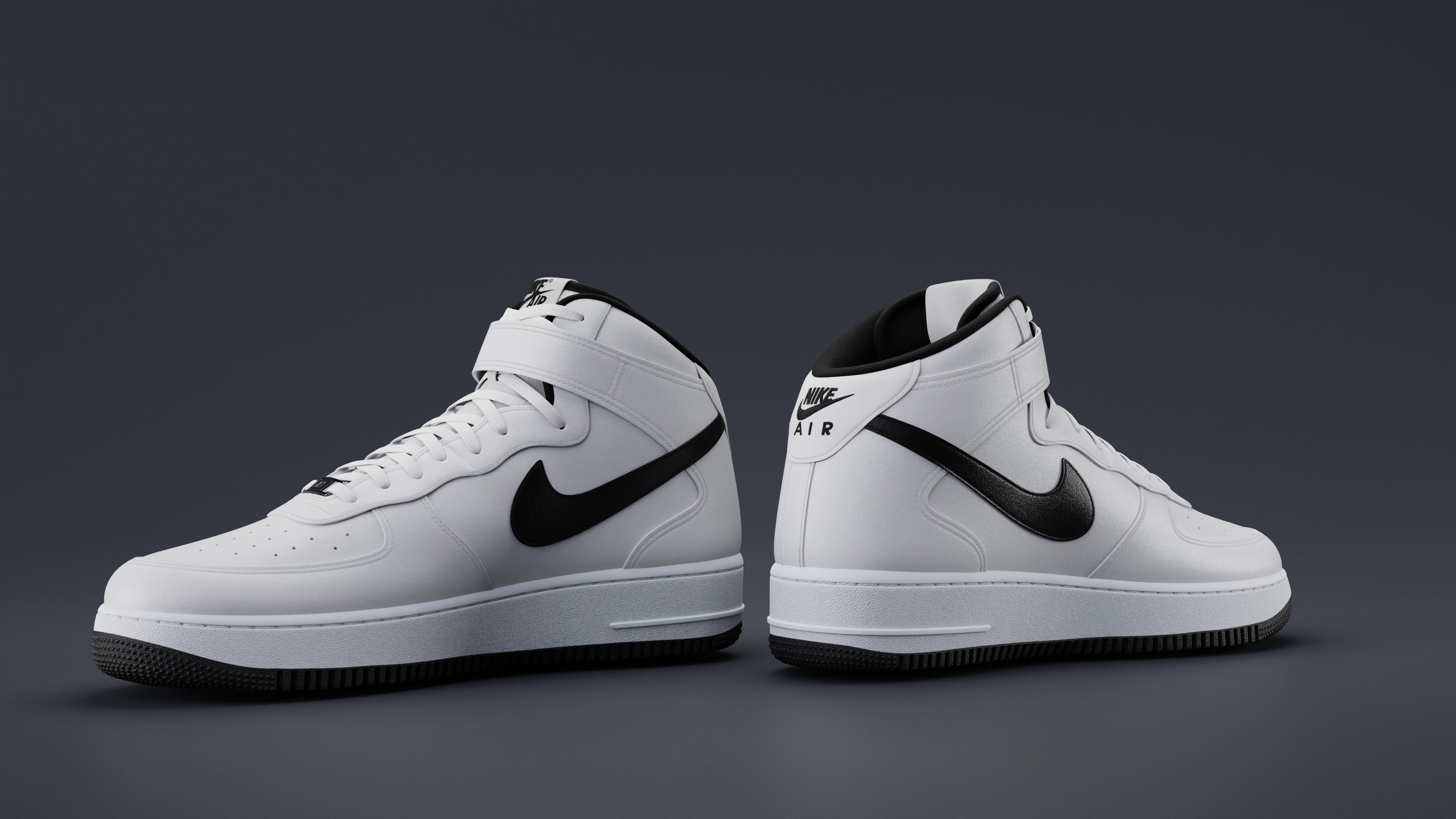 Nike Air Force 1 Mid 3D model_17
