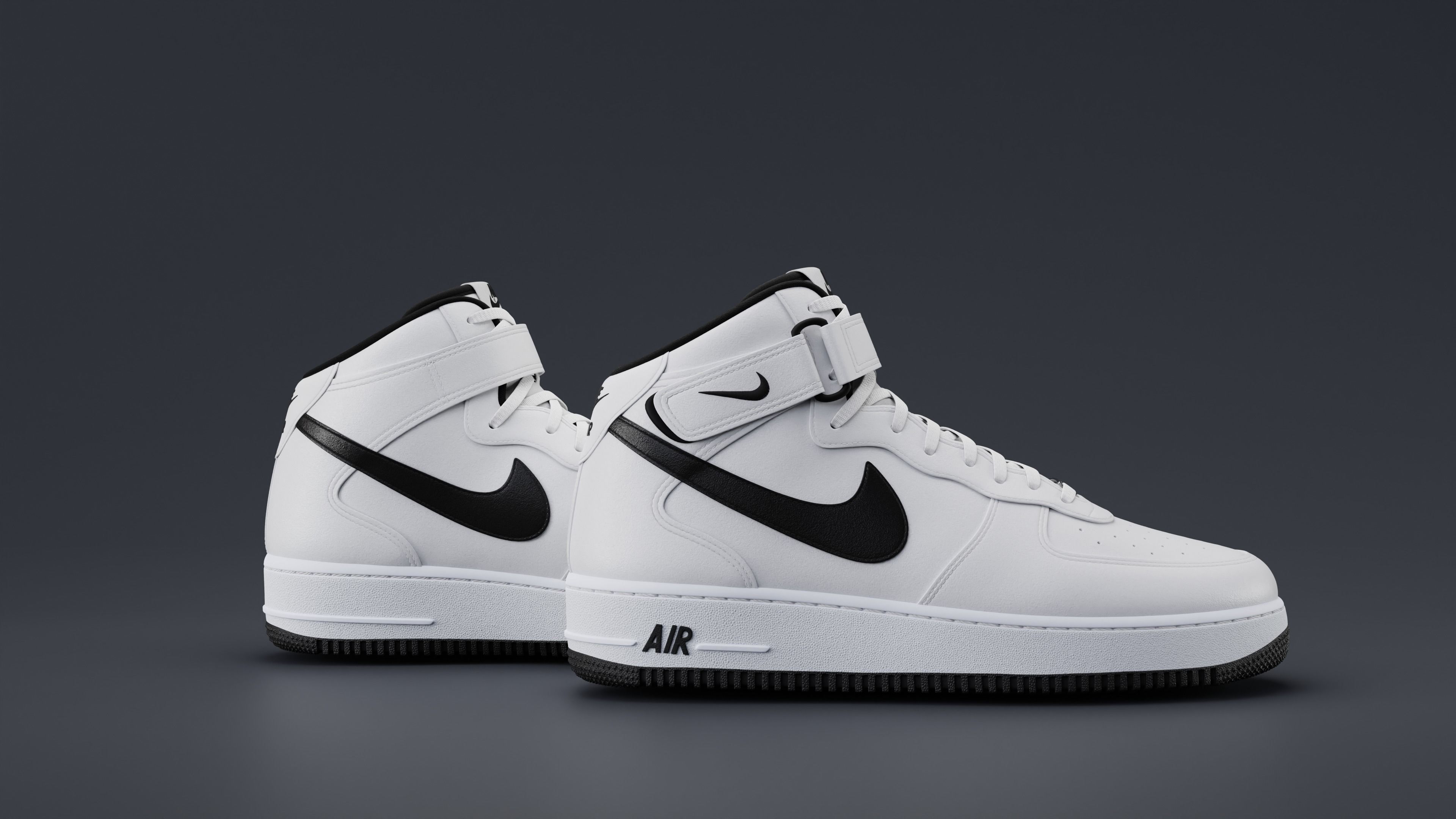 Nike Air Force 1 Mid 3D model_23