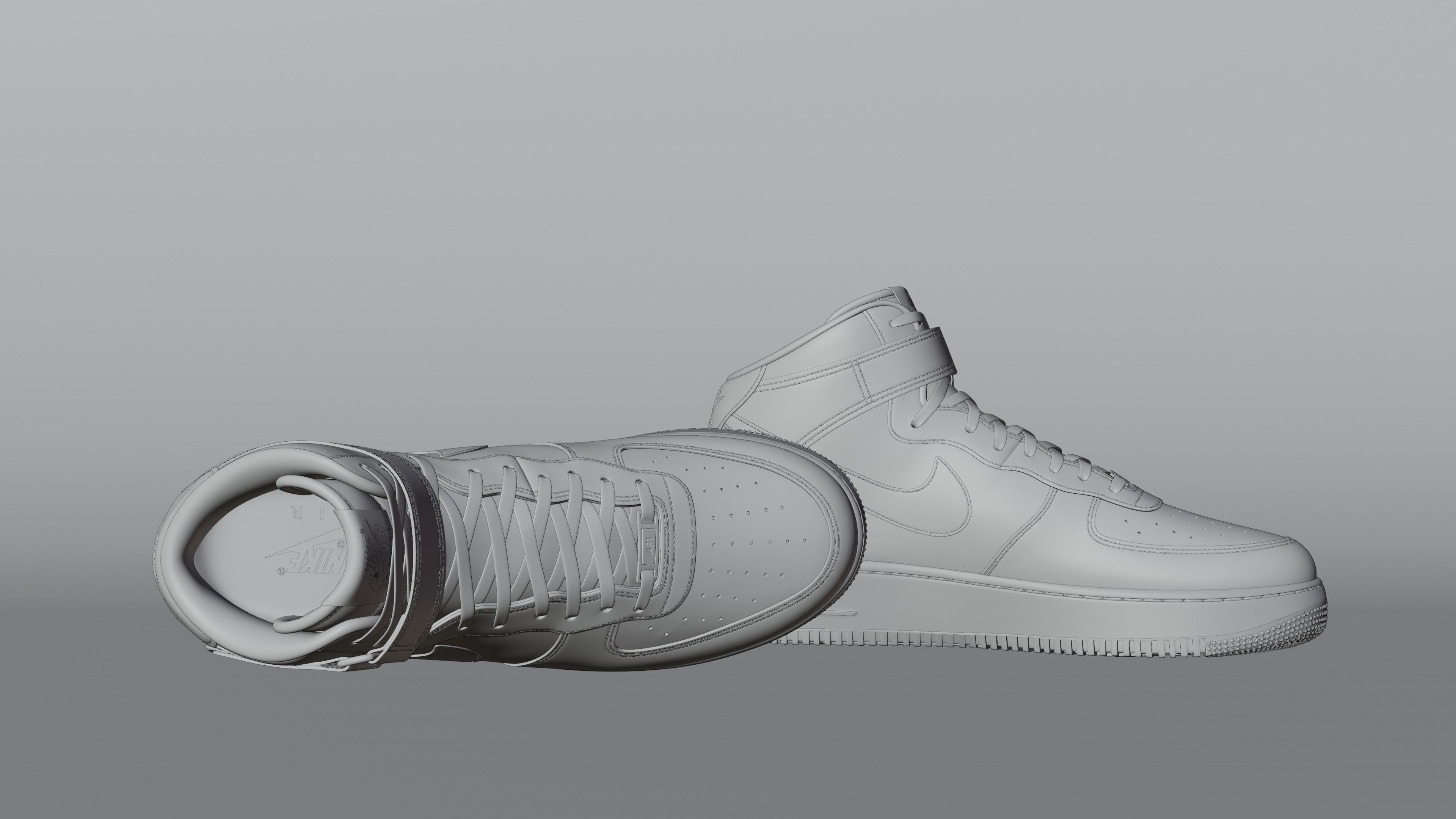 Nike Air Force 1 Mid 3D model_33