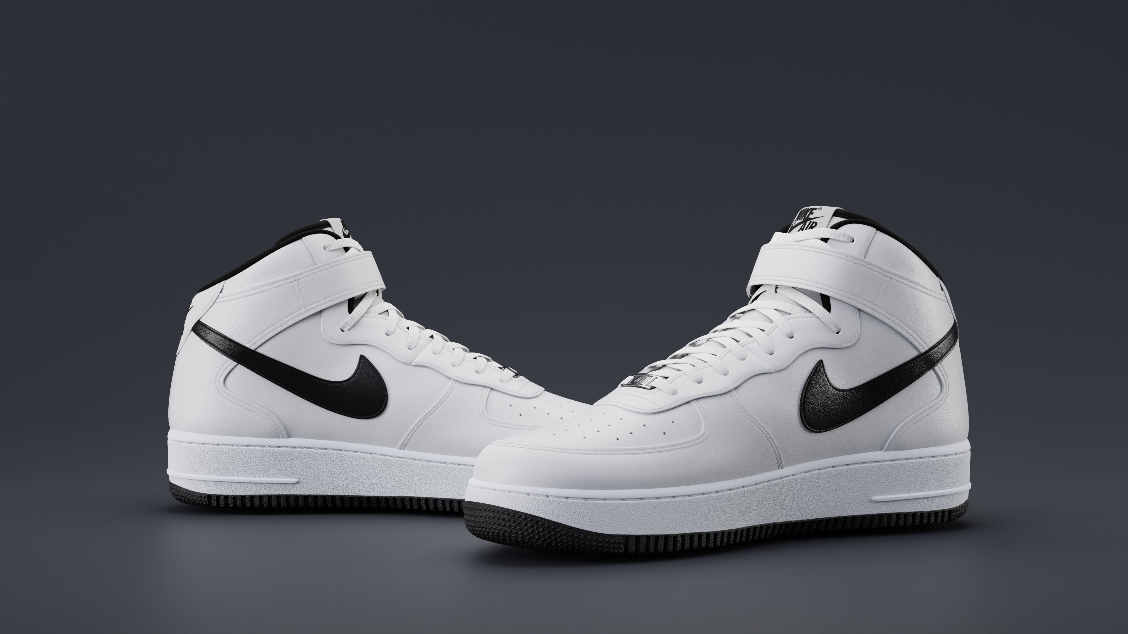 Nike Air Force 1 Mid 3D model_25