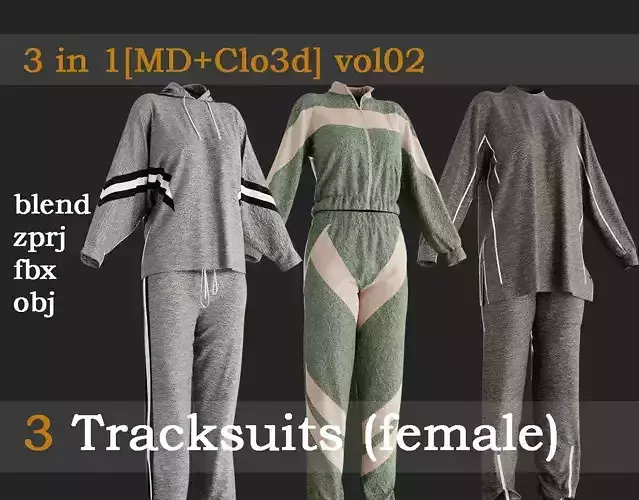 3 Tracksuits for women vol02