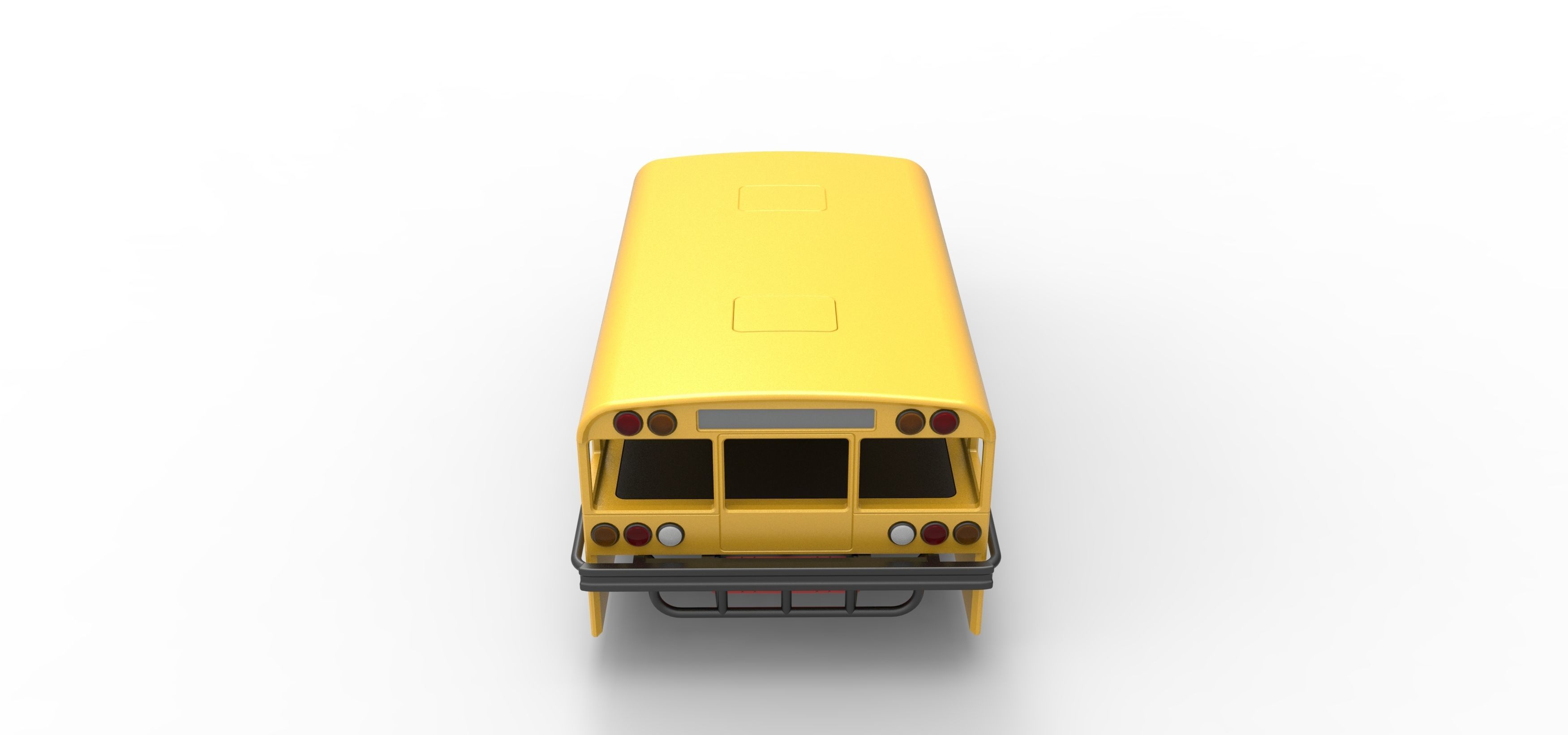 Outlaw Figure 8 Modified stock car as School bus Scale 1 to 25 3D print model_17