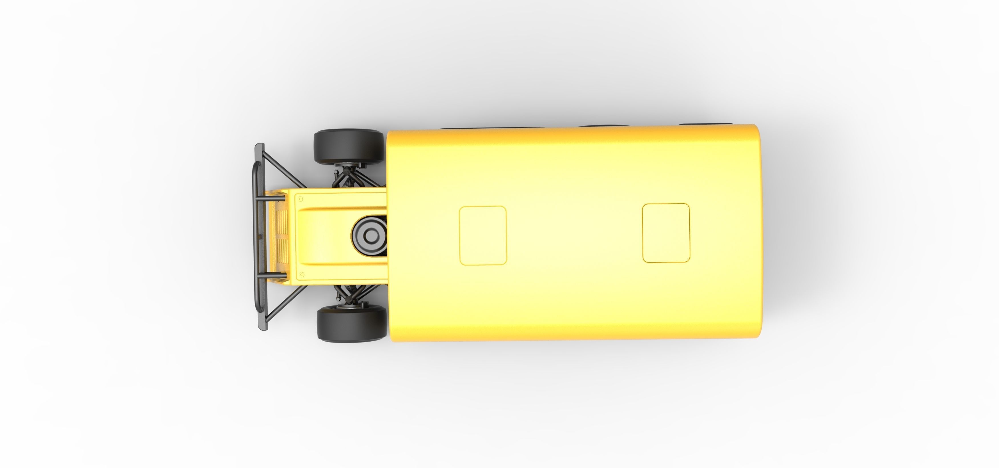 Outlaw Figure 8 Modified stock car as School bus Scale 1 to 25 3D print model_11