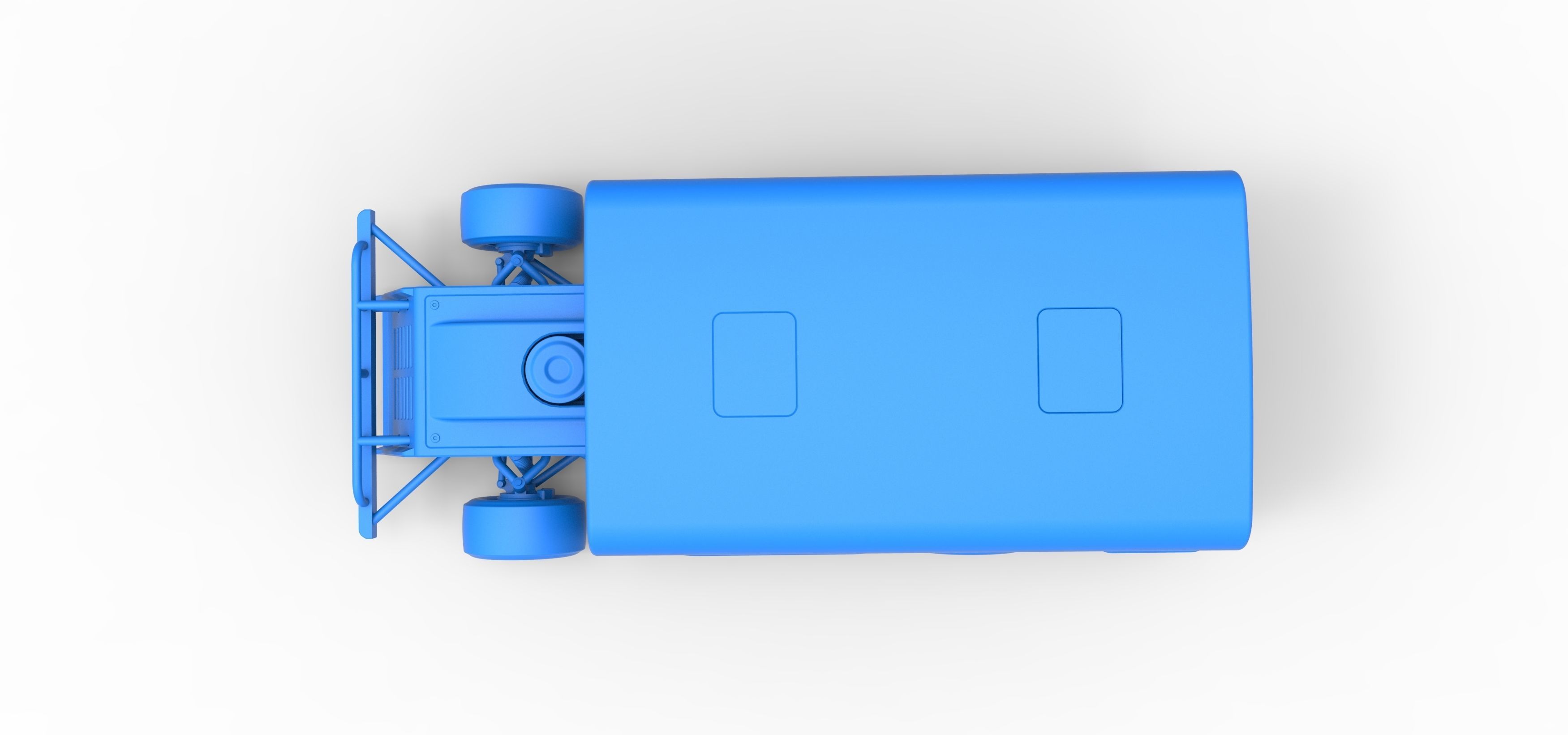 Outlaw Figure 8 Modified stock car as School bus Scale 1 to 25 3D print model_32