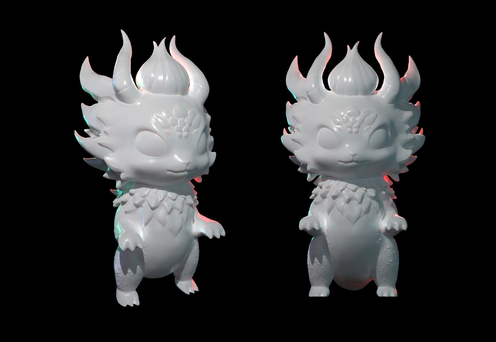 a   small  dragon Free 3D print model_1