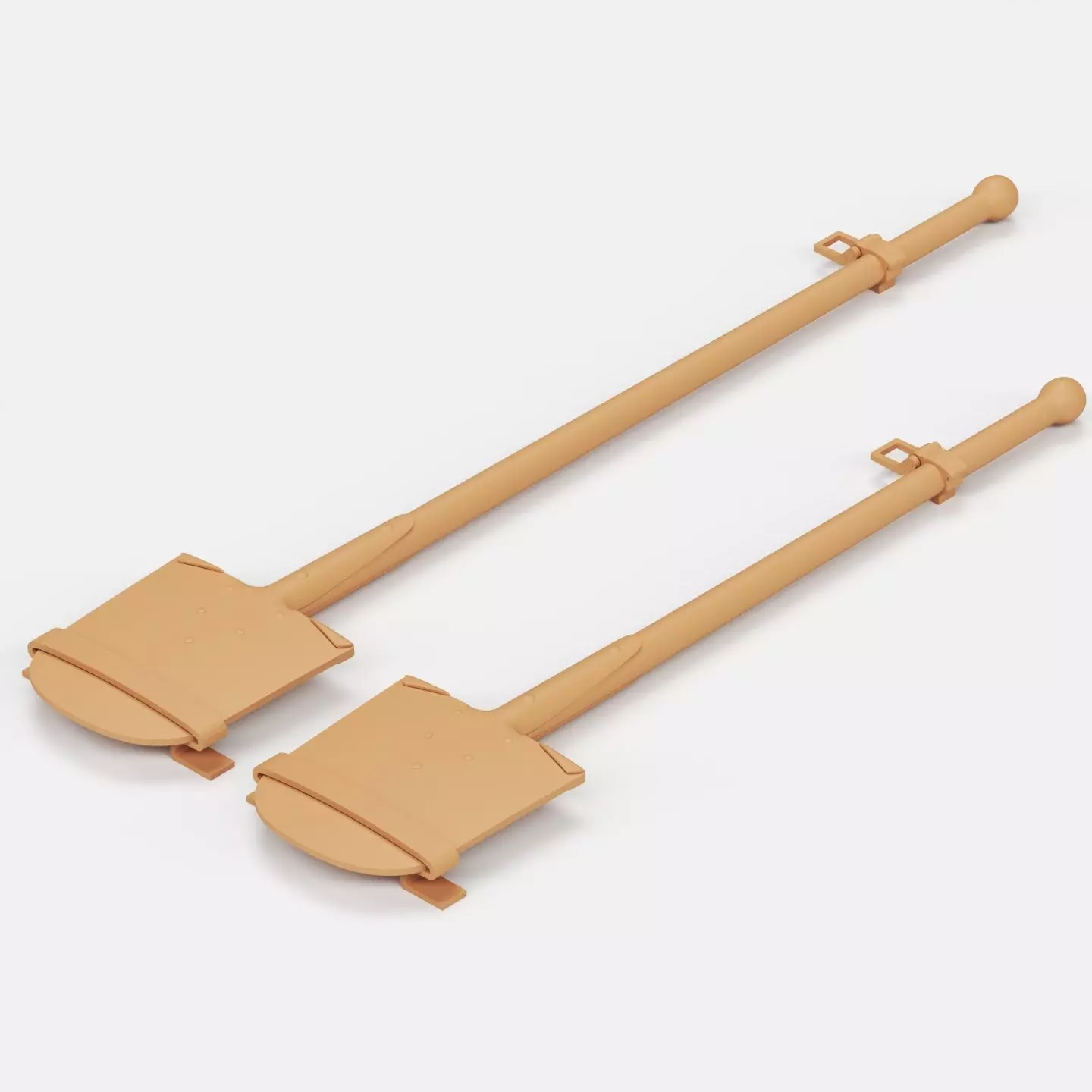 German Panzer tool set 3D print model_22