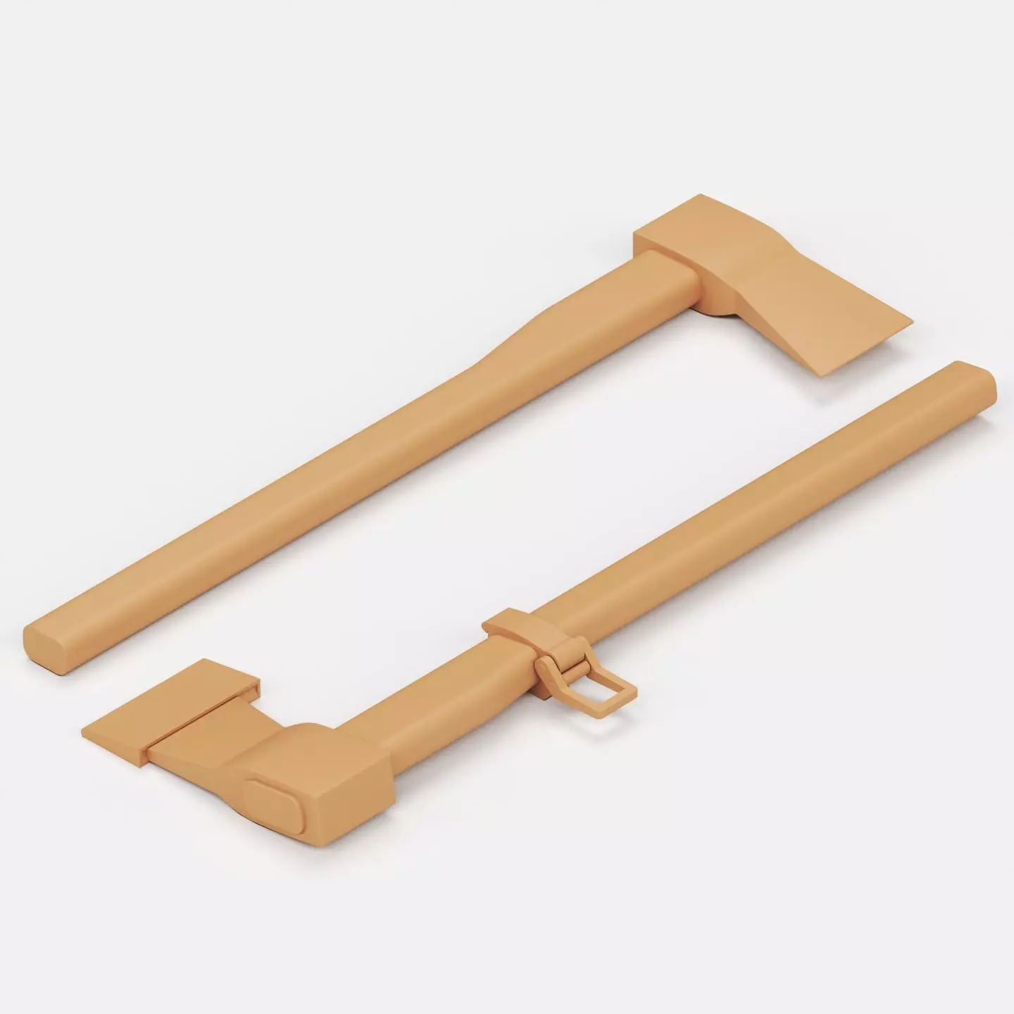 German Panzer tool set 3D print model_18