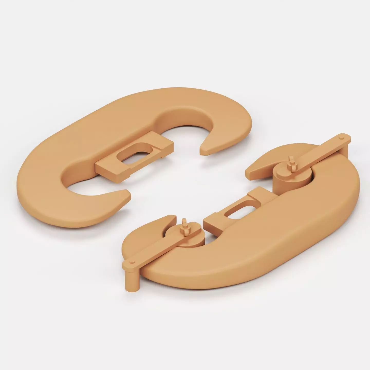 German Panzer tool set 3D print model_14