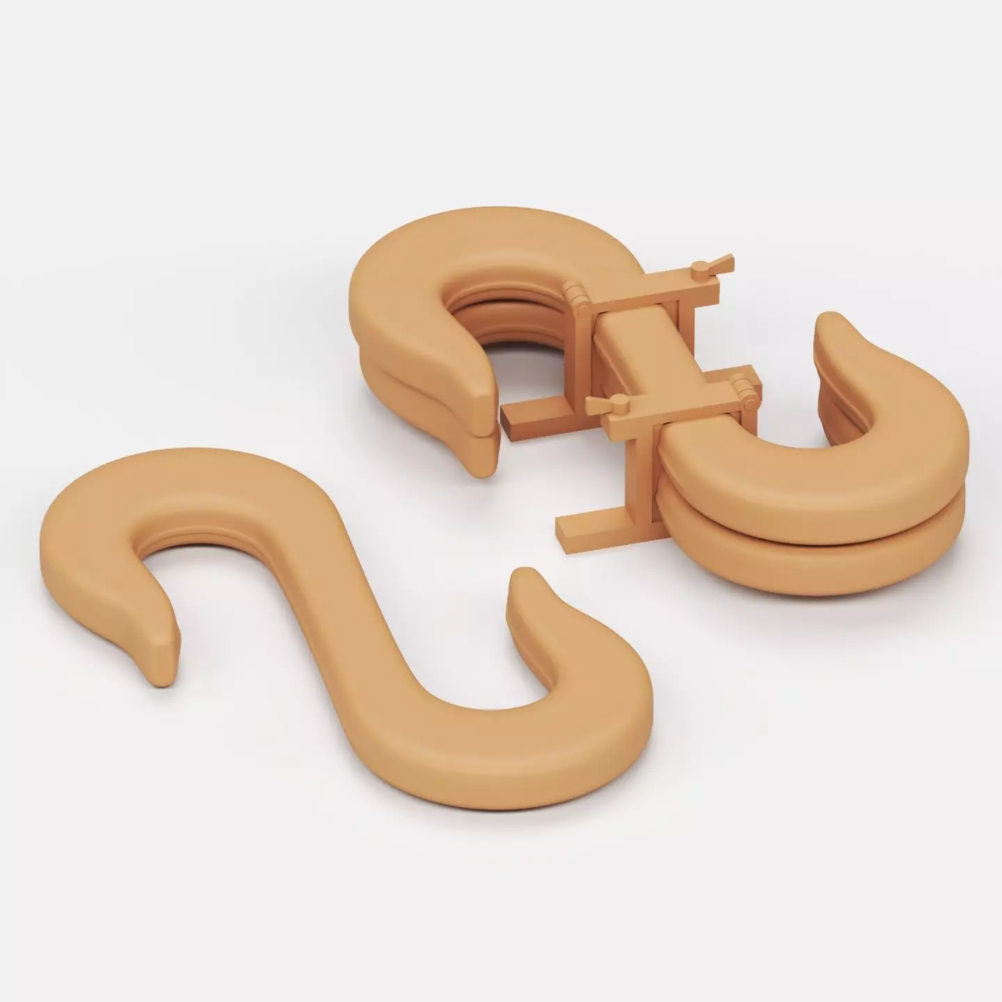 German Panzer tool set 3D print model_13