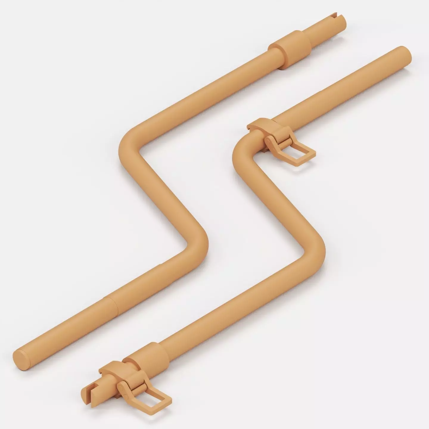 German Panzer tool set 3D print model_19