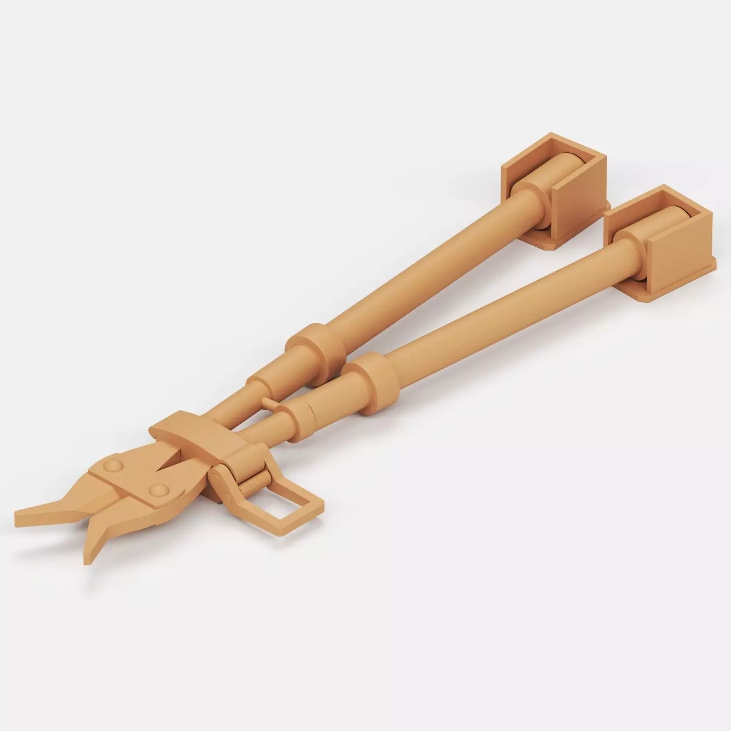 German Panzer tool set 3D print model_11