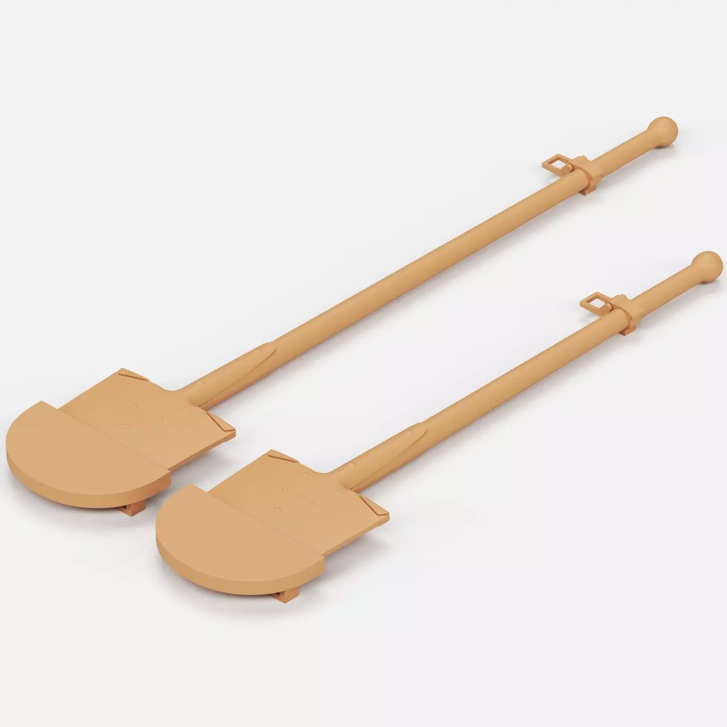 German Panzer tool set 3D print model_23