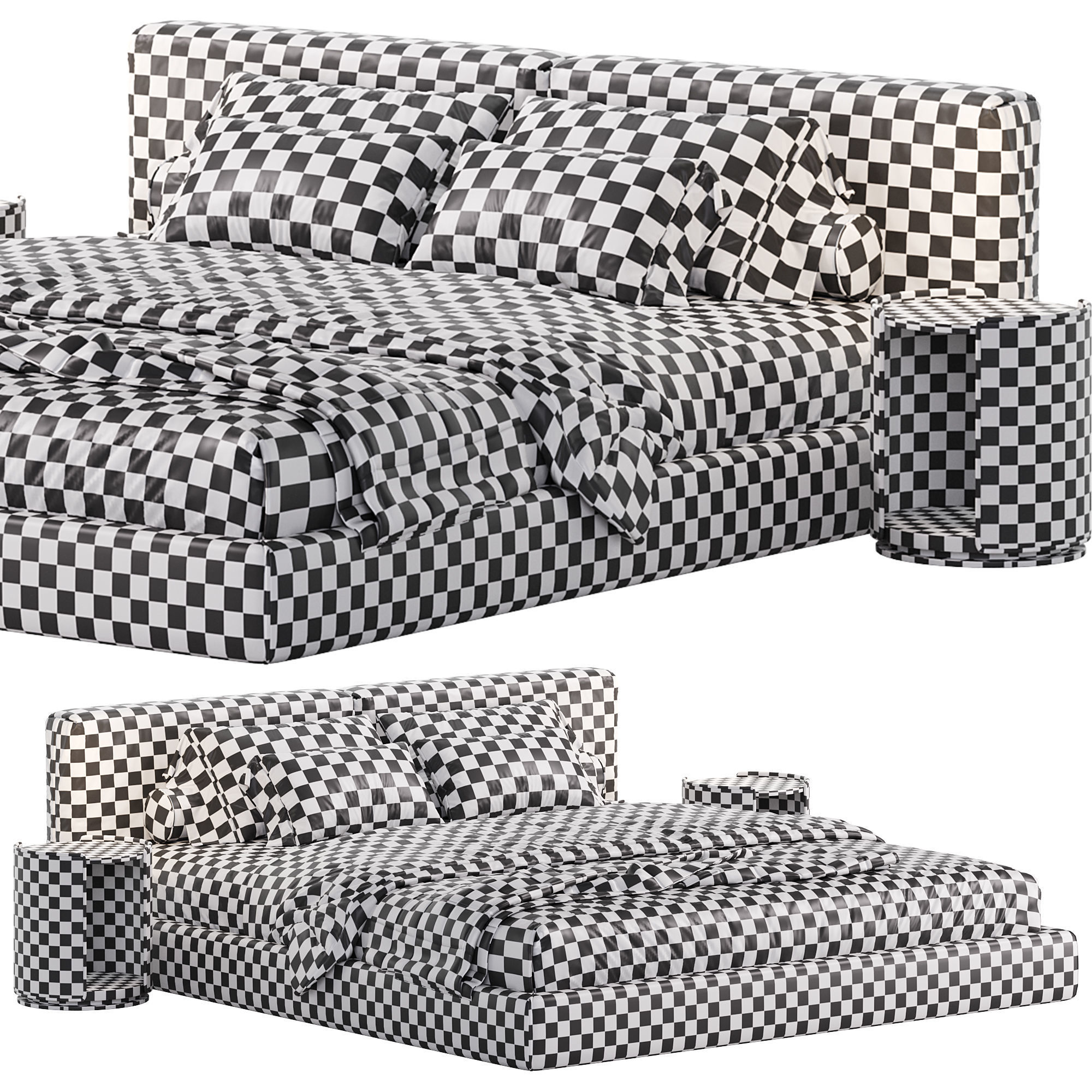 Bed Boca Lomo 3D model_6