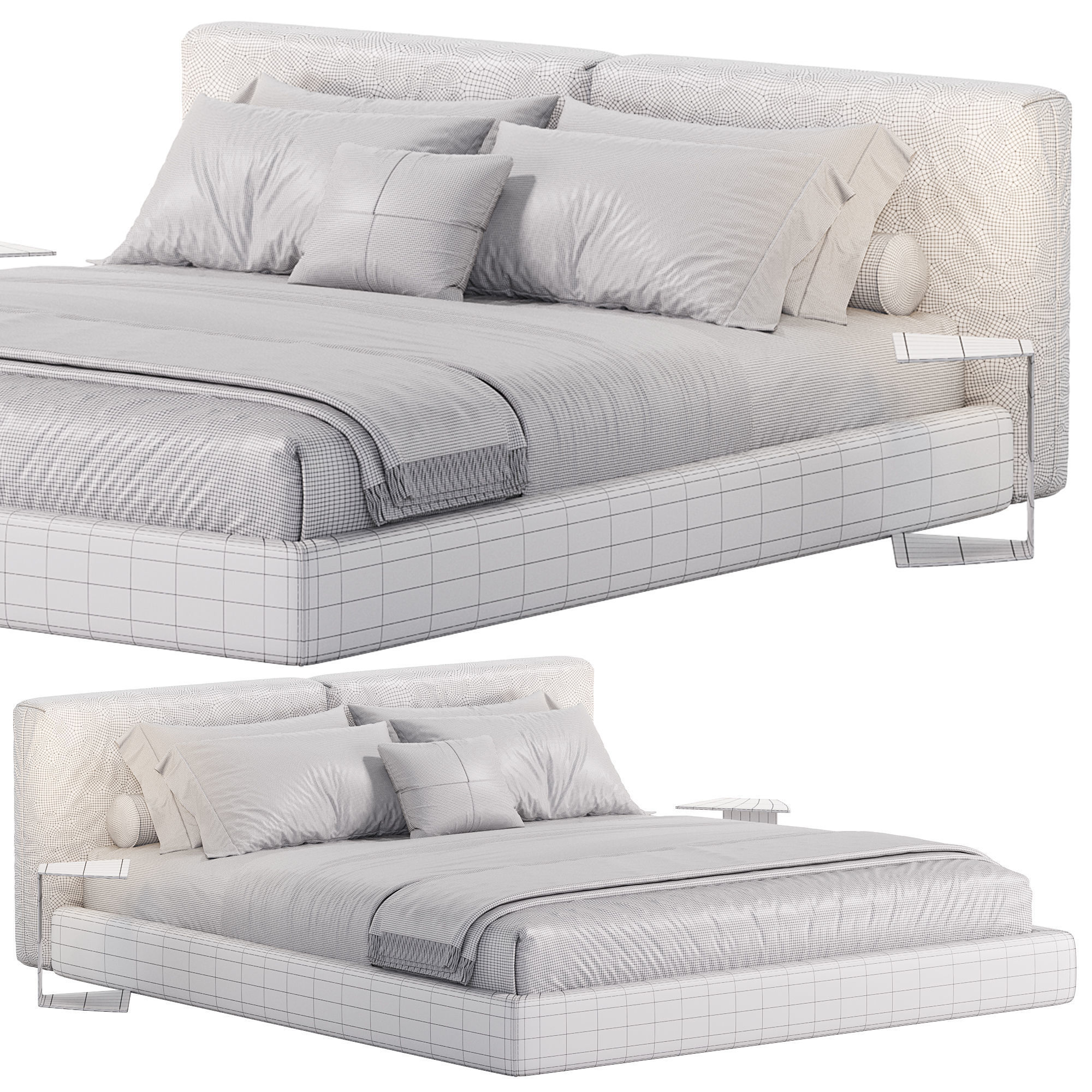 Bed Boca Lomo 3D model_5