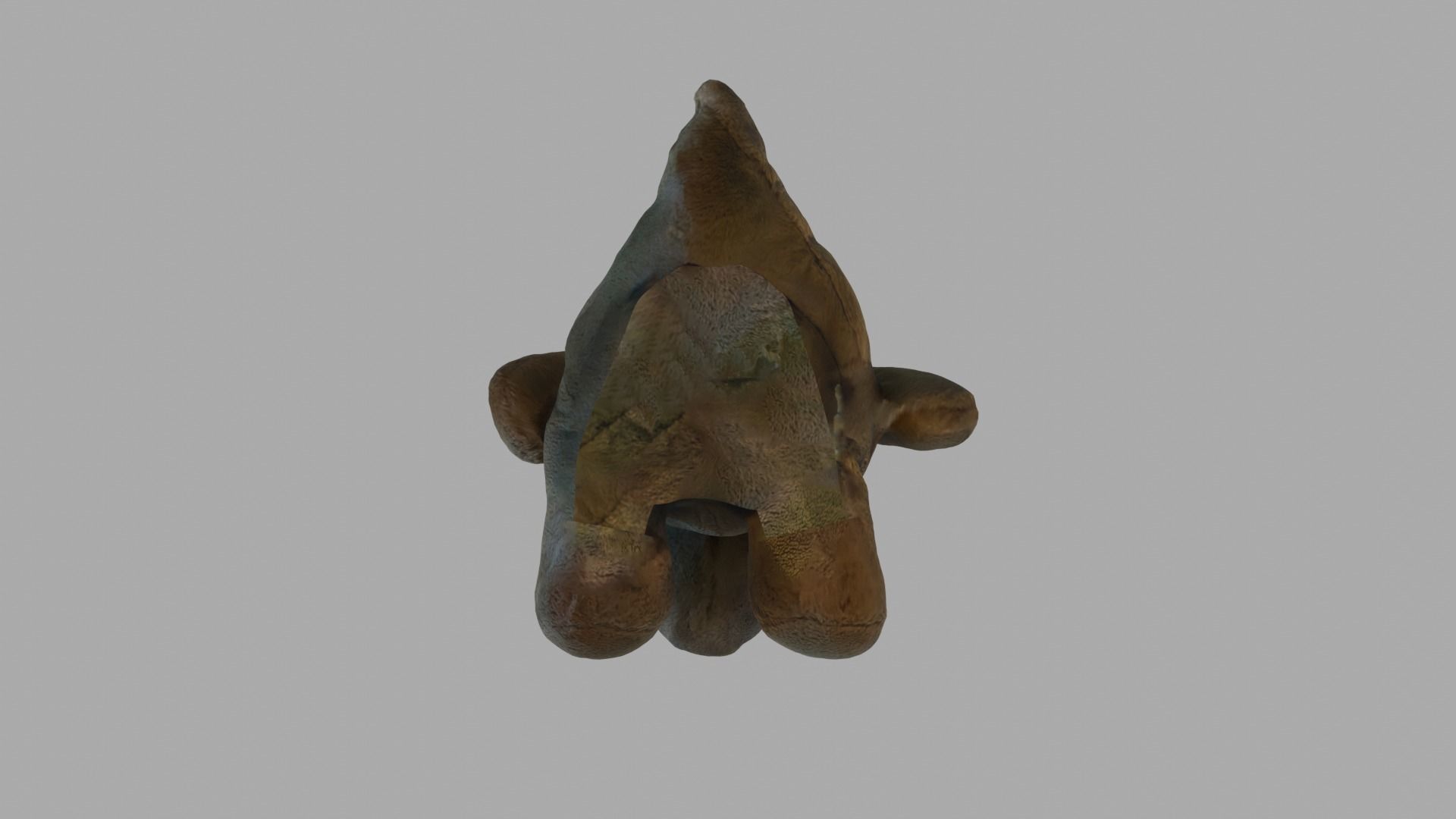 Stuffed Dinosaur Plush Toy Low-poly 3D model_4