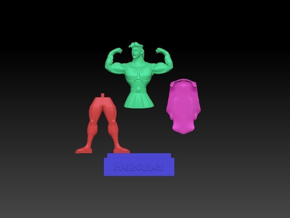 HERCULES - Walt Disney - 1997 FILM - 3D MODEL PRINT 3D print model_3