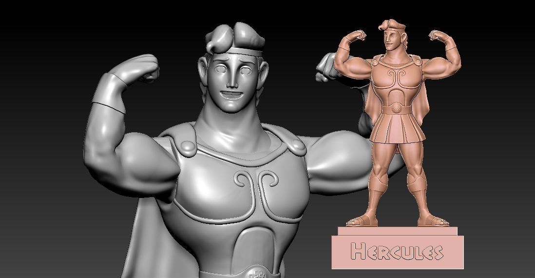 HERCULES - Walt Disney - 1997 FILM - 3D MODEL PRINT 3D print model_1