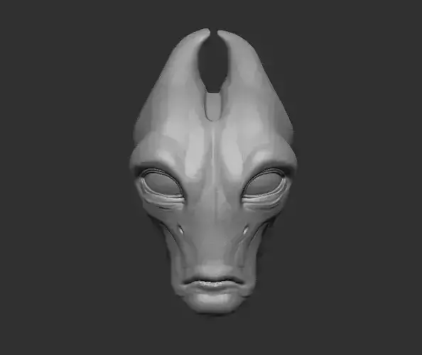 Mass Effect Salarian Headsculpt for Action Figures 3D print model