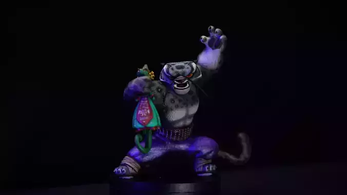 Tai Lung with Chameleon 3D print model
