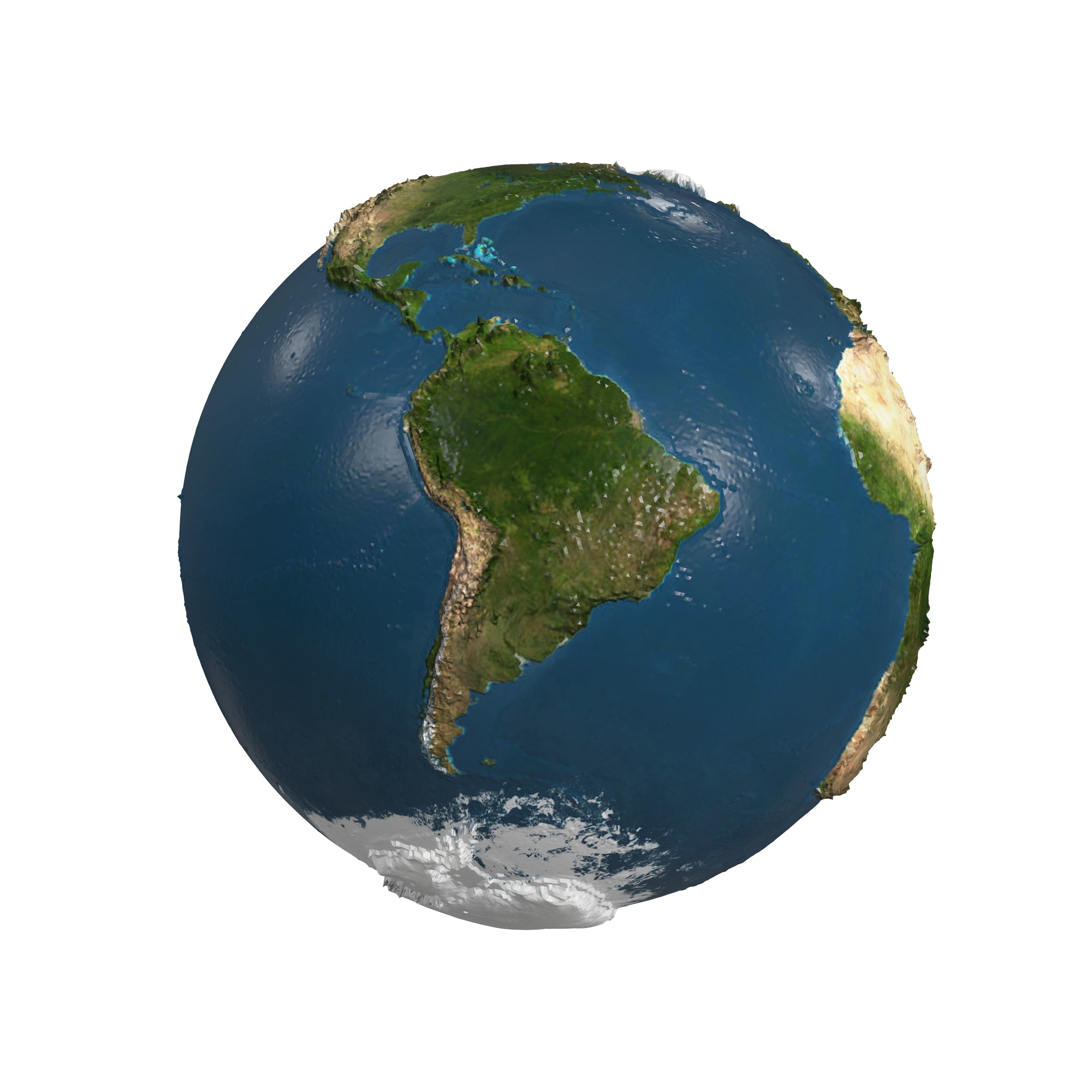 3D Earth Globe High Detail 3D model_1