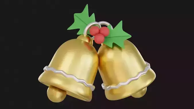 Christmas Bells 3D model