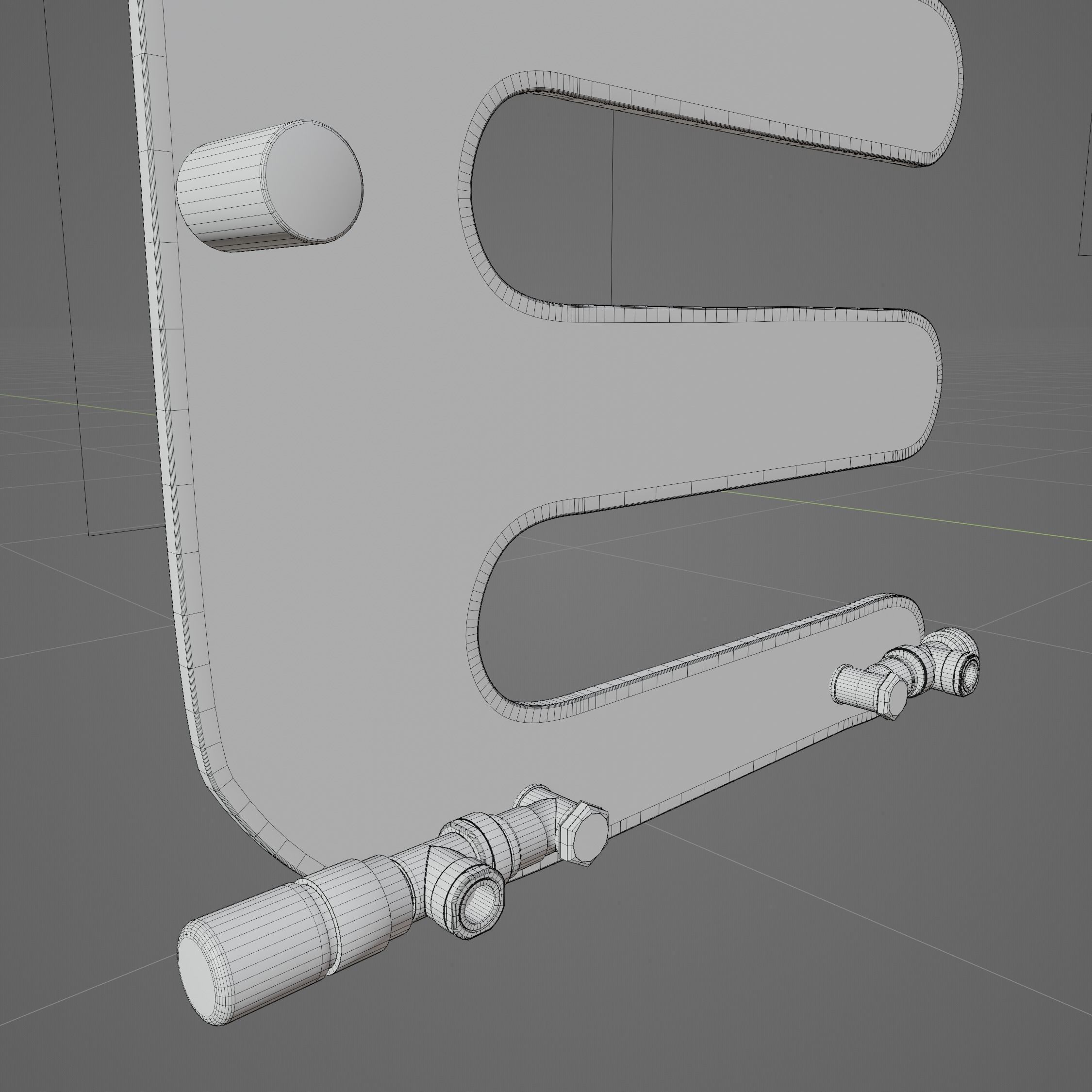 Radiator design Scirocco Graffe   3D model_4