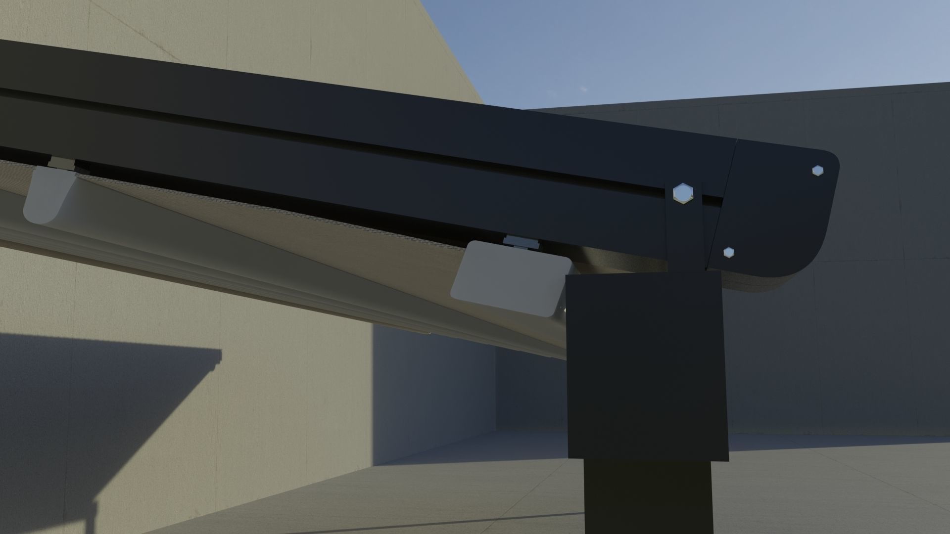 Pergola Novo 3D model_1