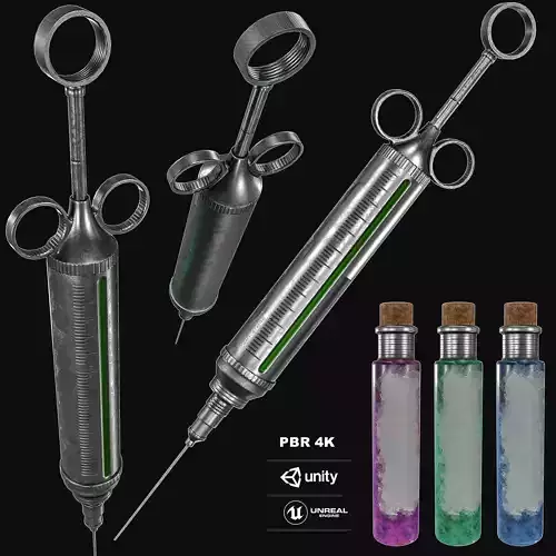 Vintage Medical Syringe