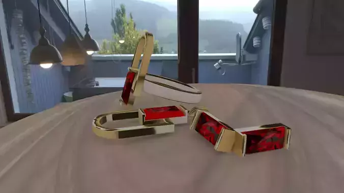 Set Classical--3D Jewelry 3D Model Collection