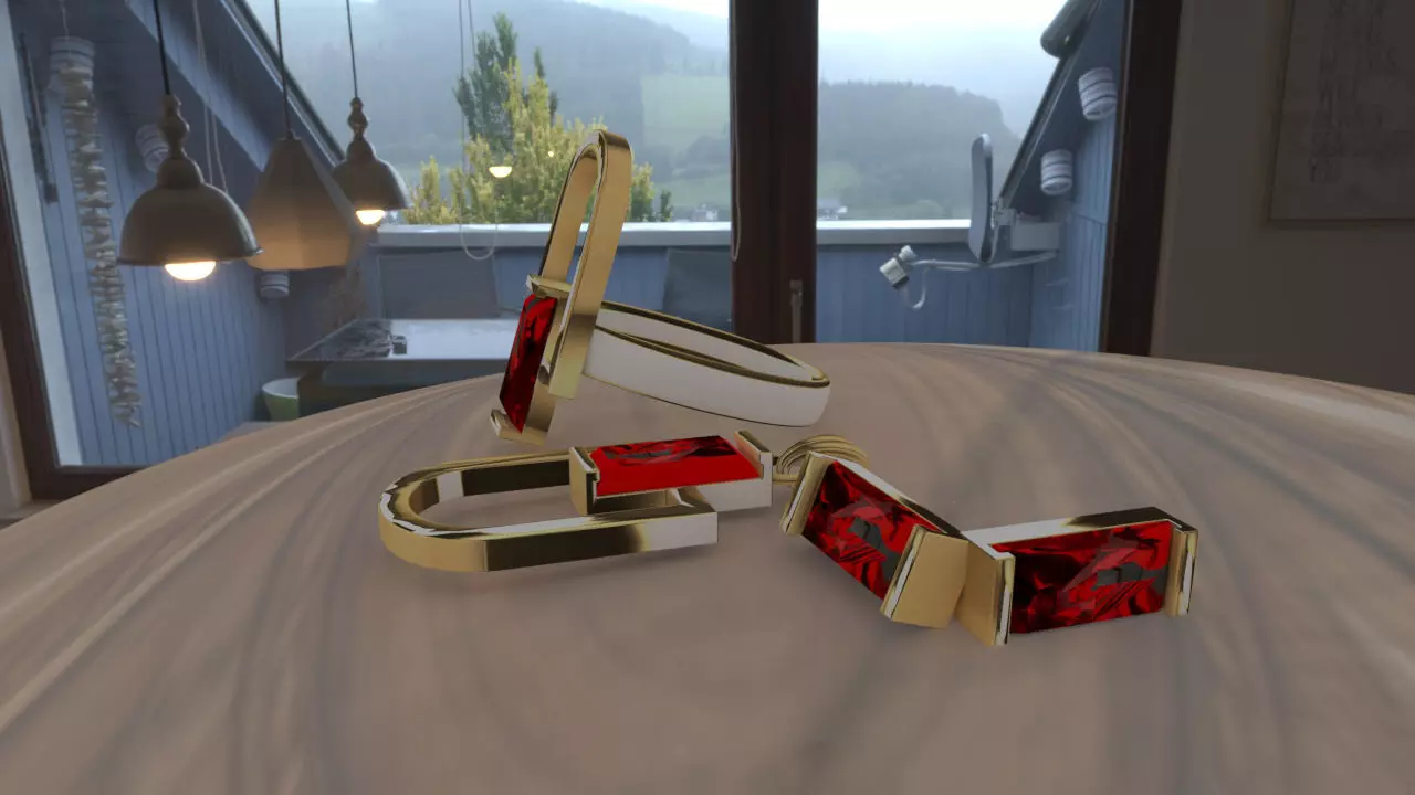 Set Classical--3D Jewelry 3D Model Collection 3D print model_0