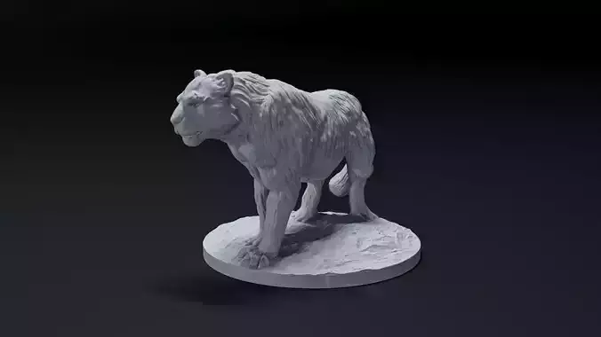 Snow Leopard 3D print model