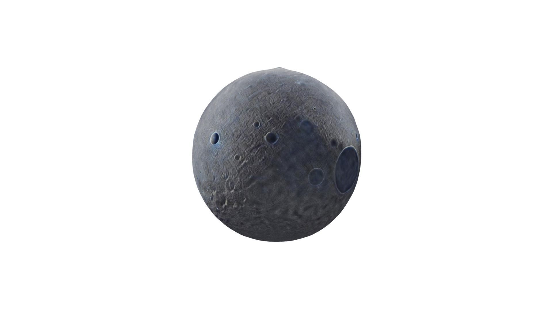 Stylized Moon 3D model_1