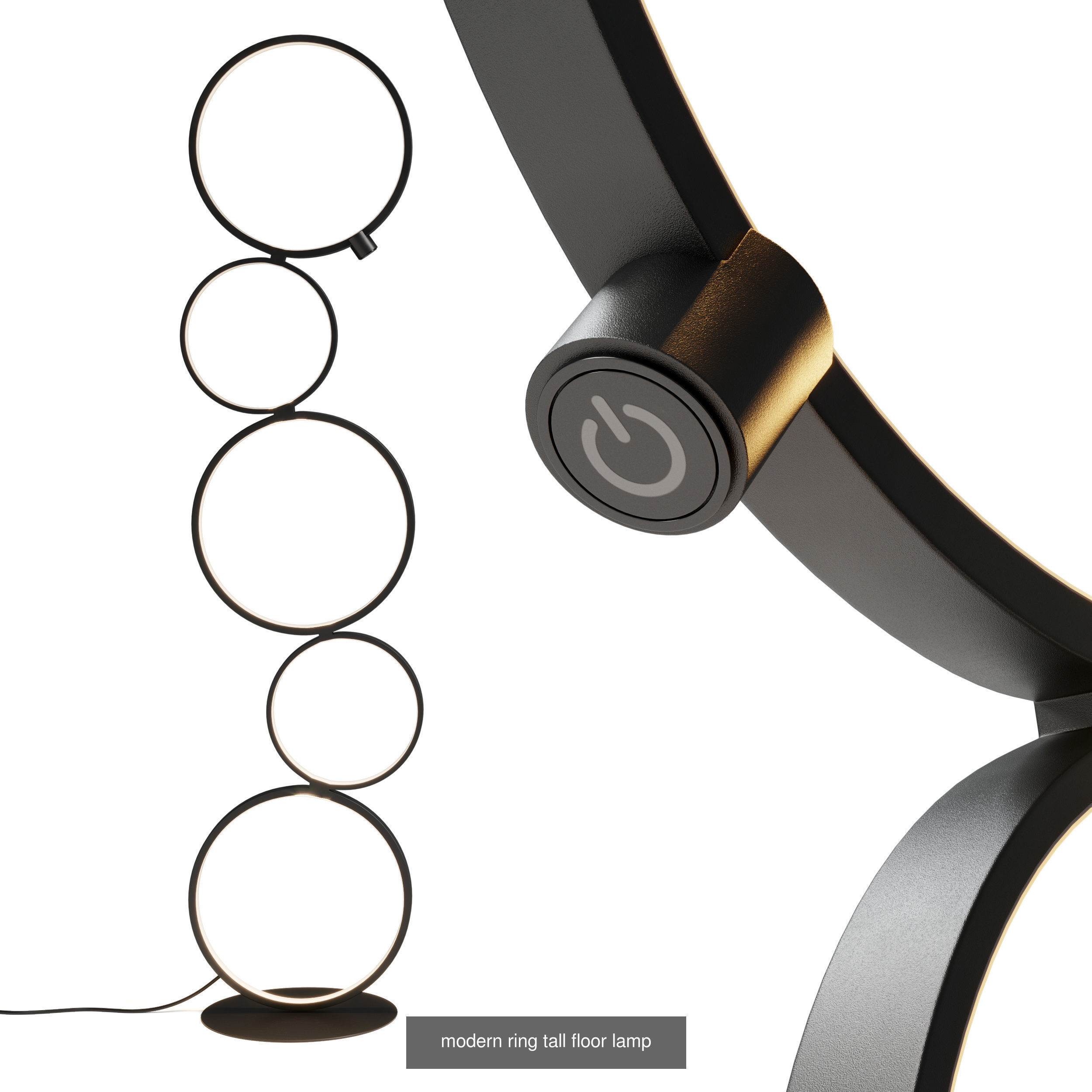 collcection floor lamp  3D Model Collection_3