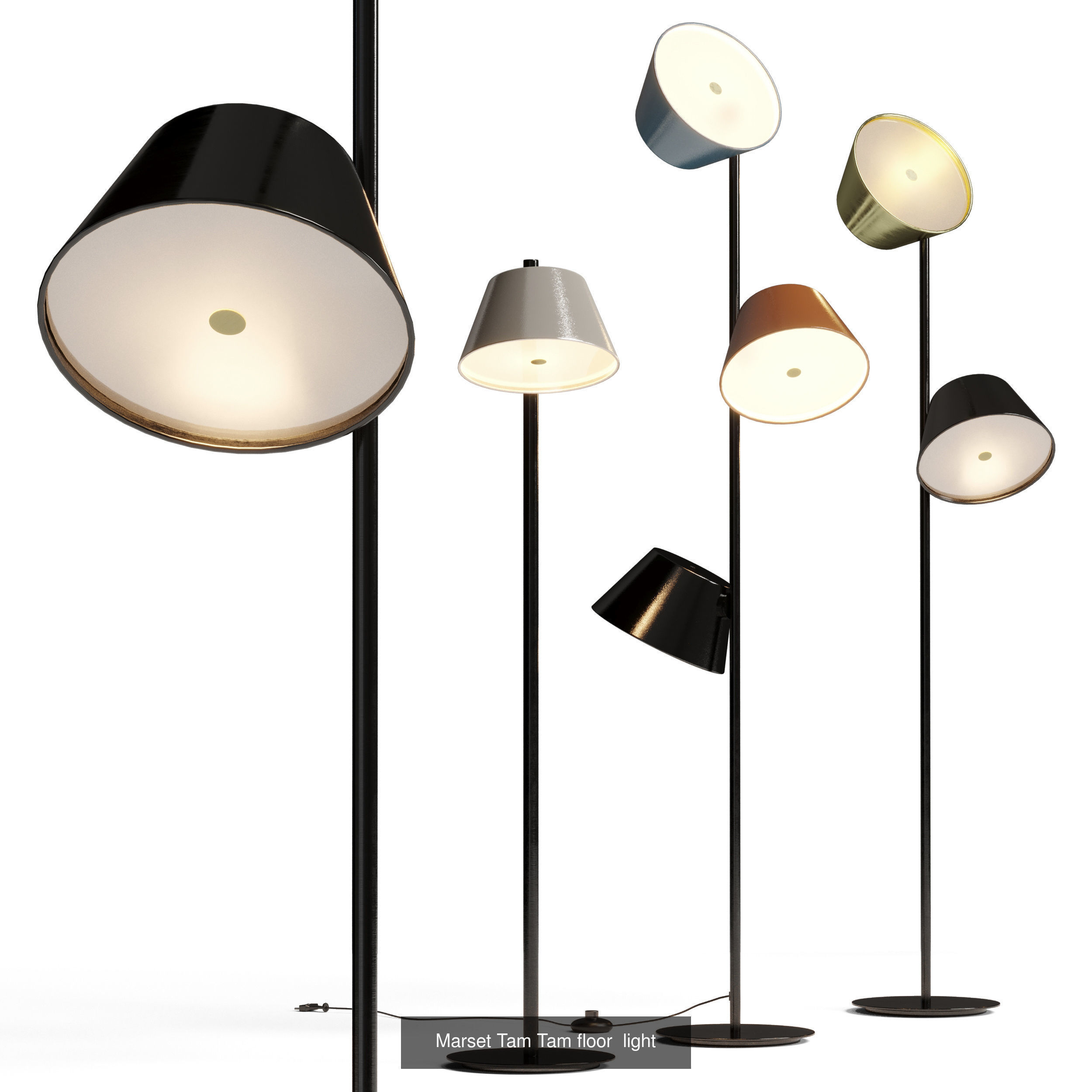 collcection floor lamp  3D Model Collection_5