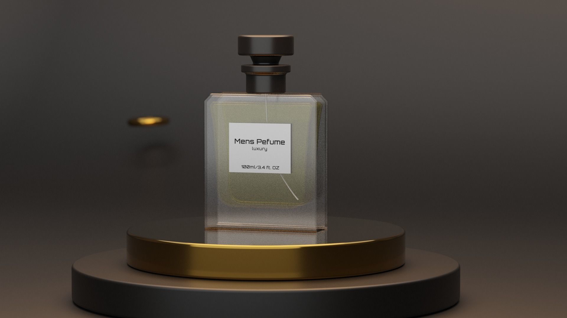 Perfume Low-poly 3D model_2