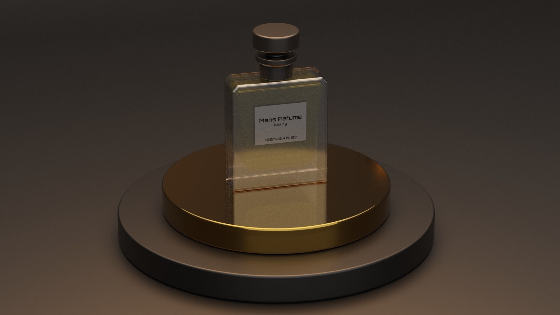 Perfume Low-poly 3D model_3