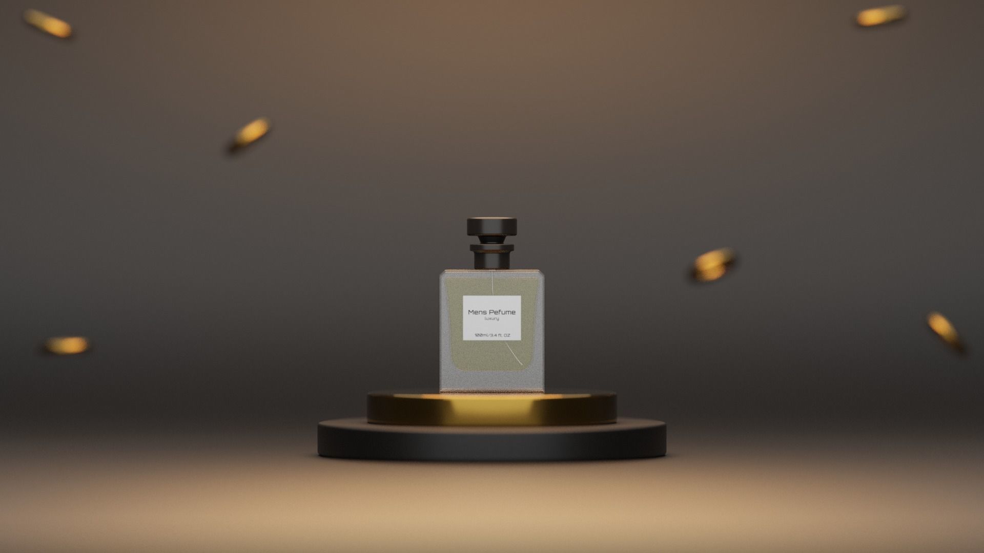 Perfume Low-poly 3D model_1