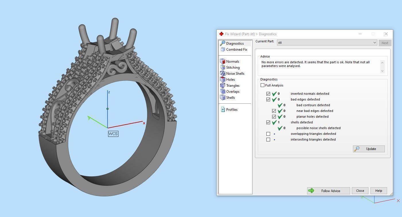 Gold ring 3D print model_5