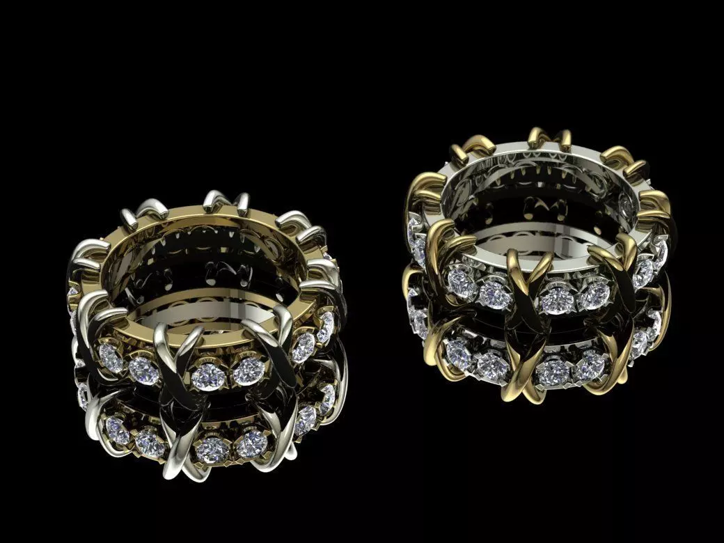 Tiffany Ring Brand Jewelry 3D print model