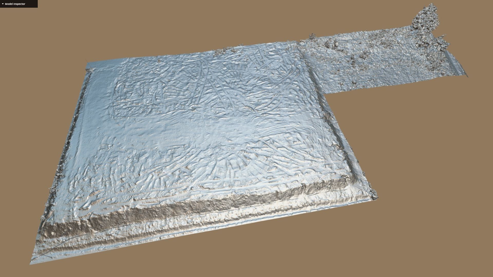 Construction site - clay embankment 3D model_1